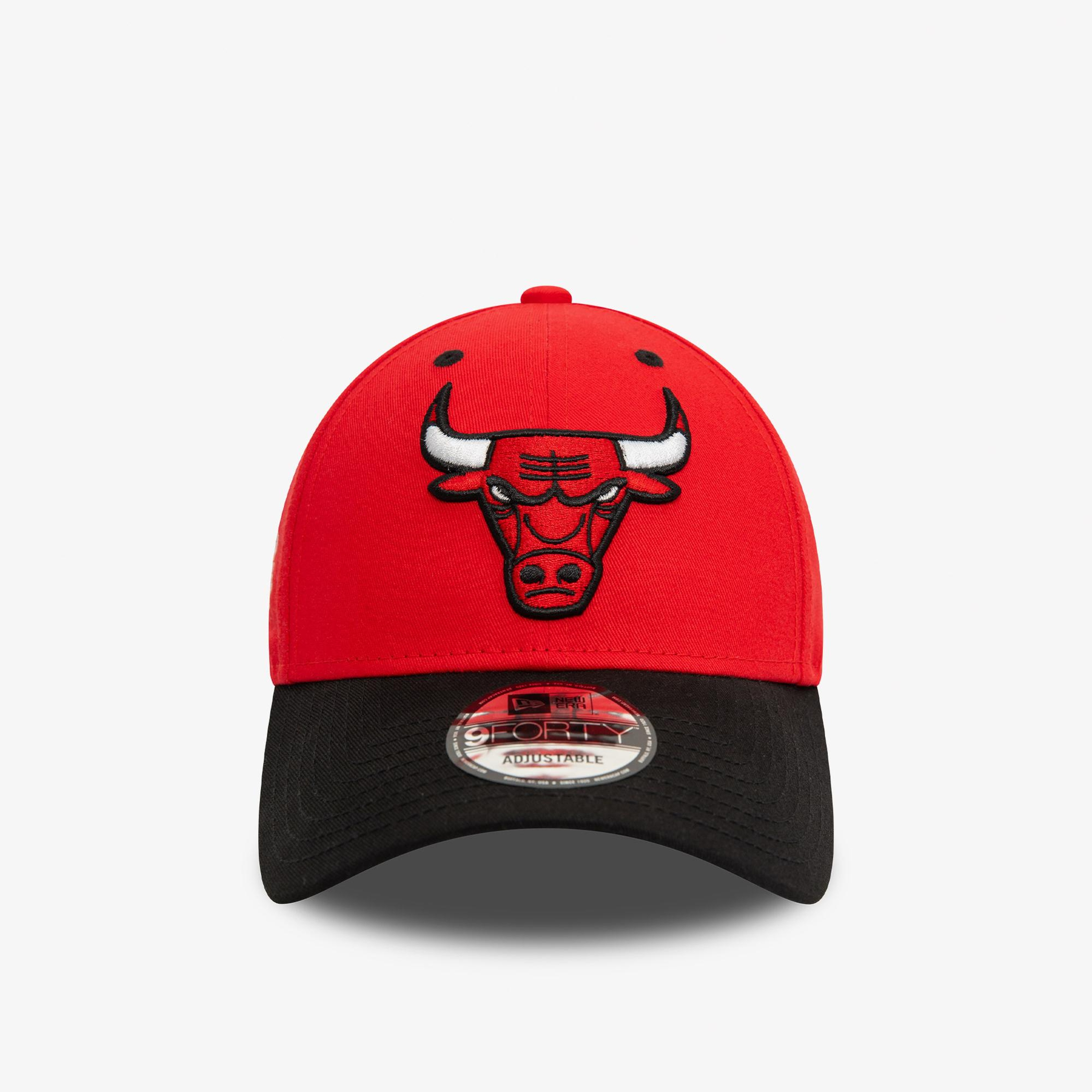 New Era Side Patch Chicago Bulls Unisex Kırmzı Şapka