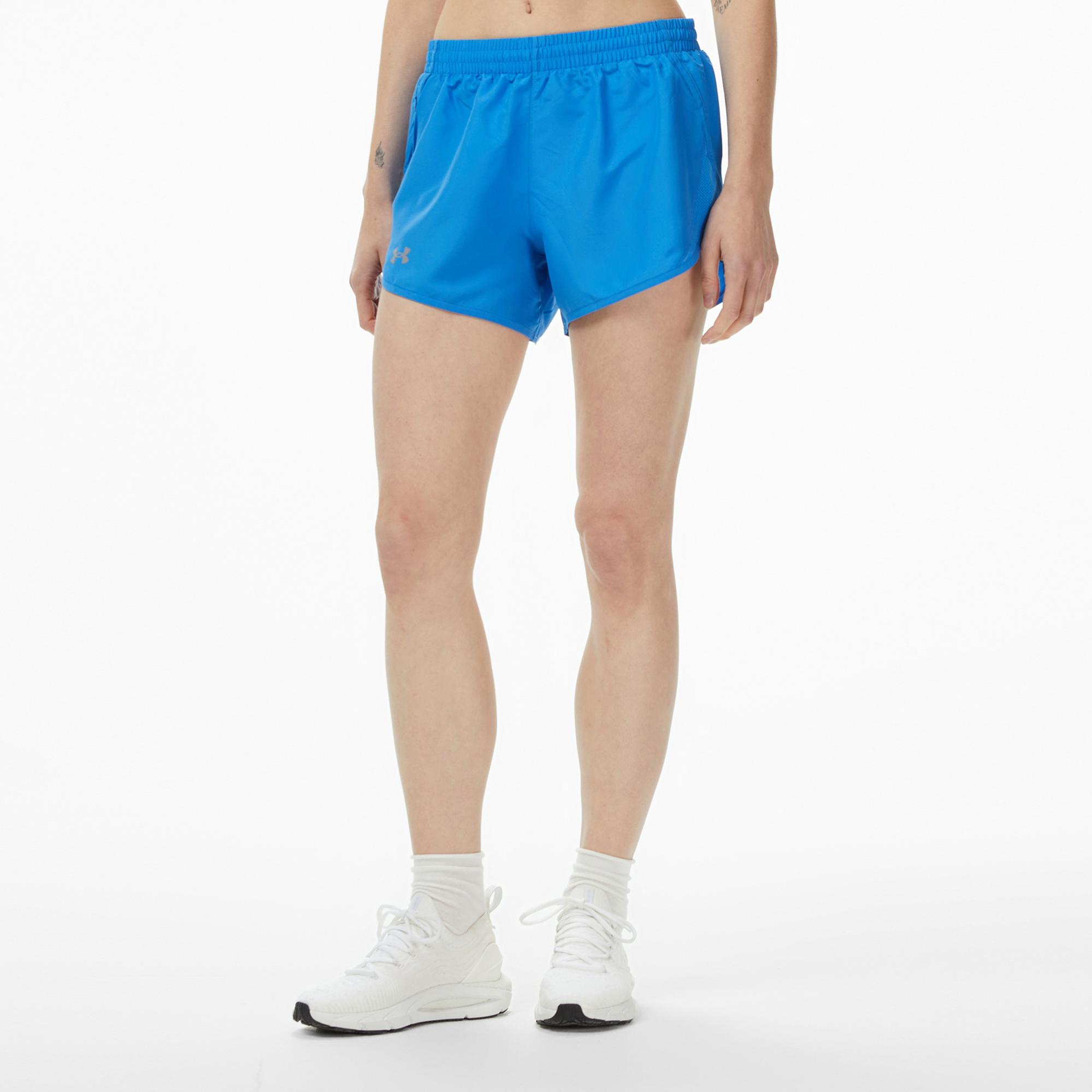 Under Armour Fly By 3 Kadın Mavi Koşu Şortu