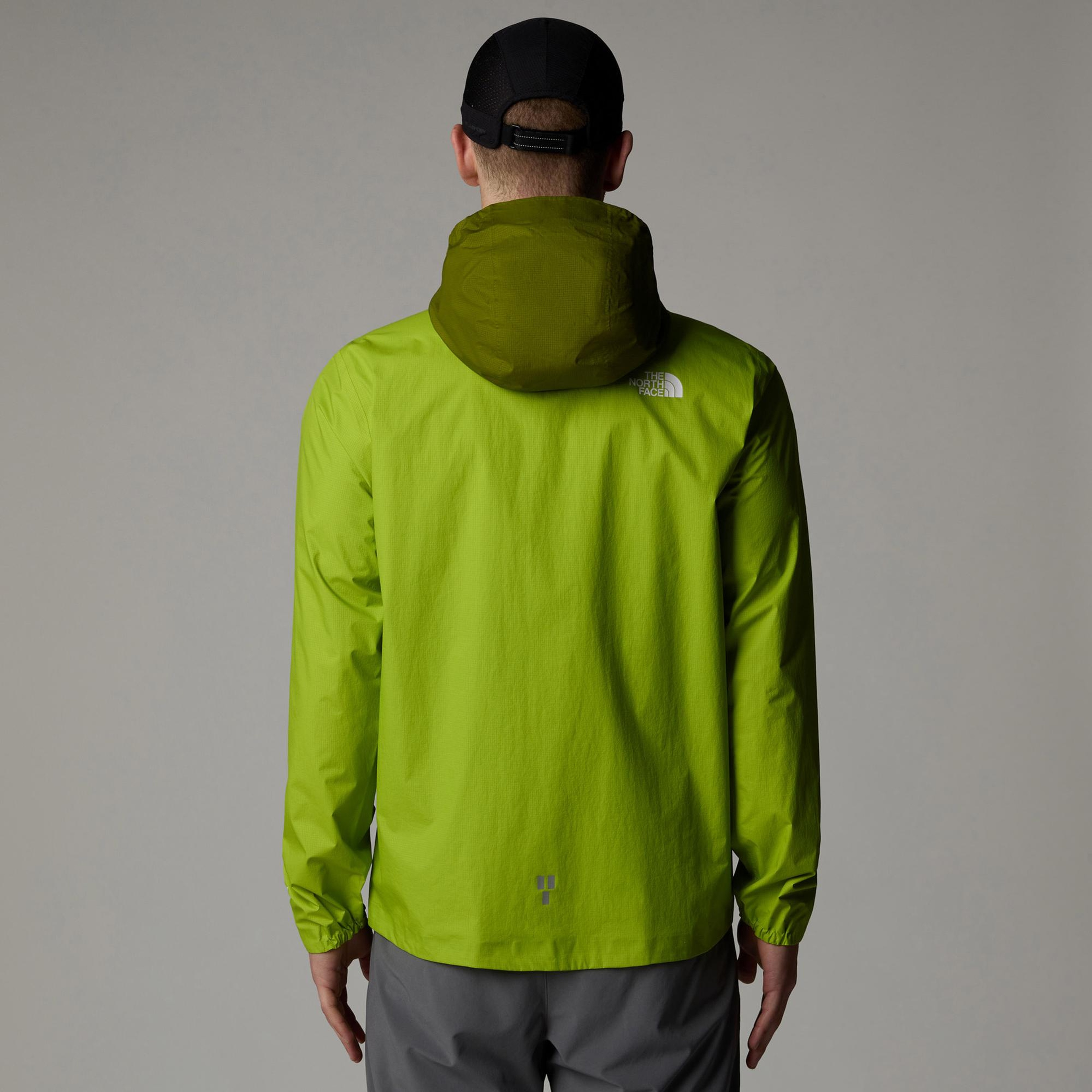 The North Face Higher Run Erkek Yeşil Yağmurluk