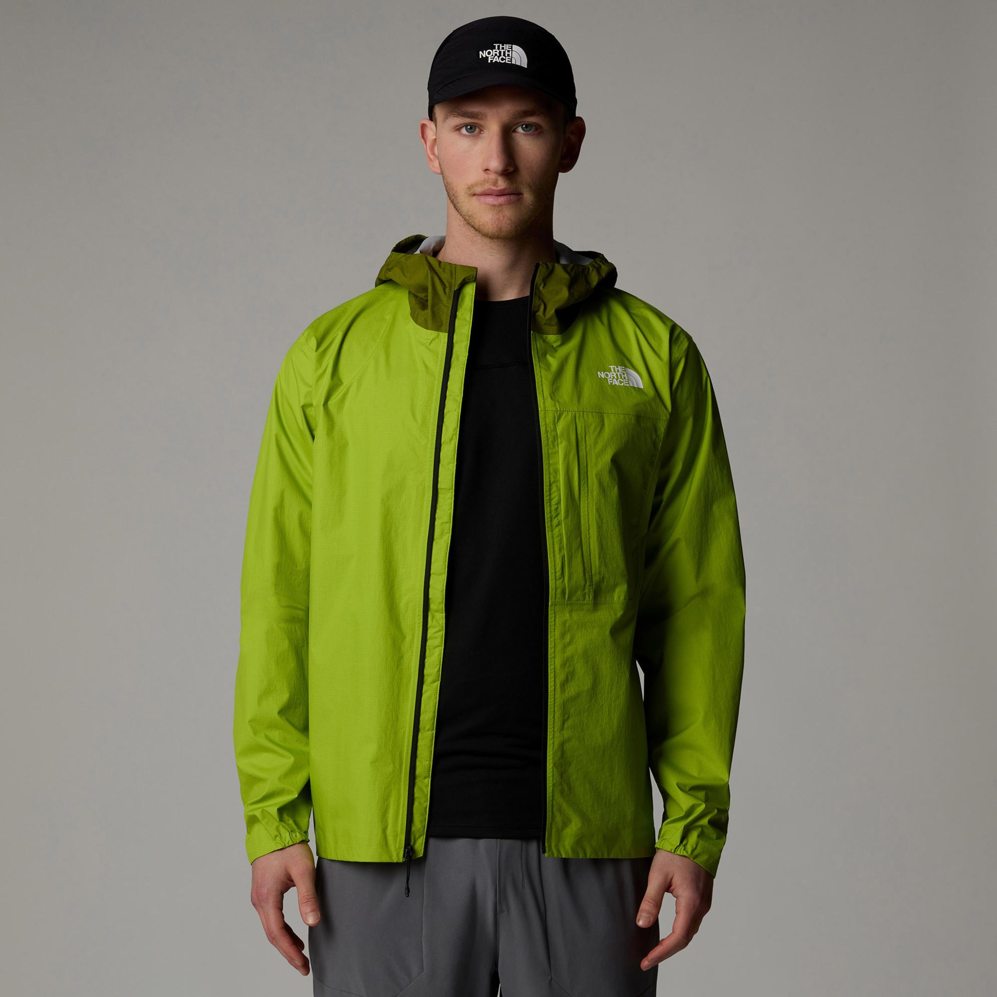 The North Face Higher Run Erkek Yeşil Yağmurluk