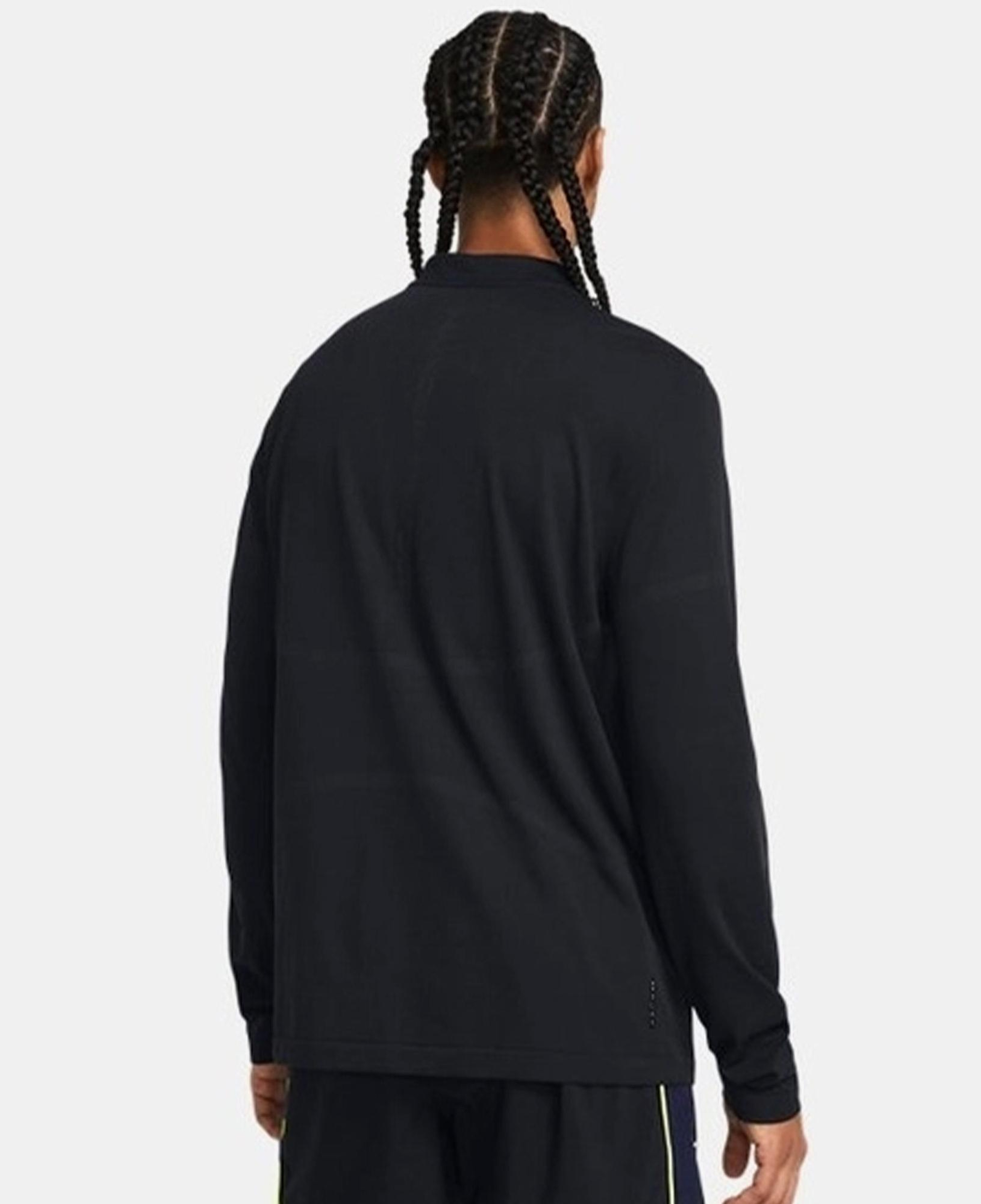 Under Armour Vanish Elite Seamless 1/4 Zp Erkek Siyah Sweatshirt