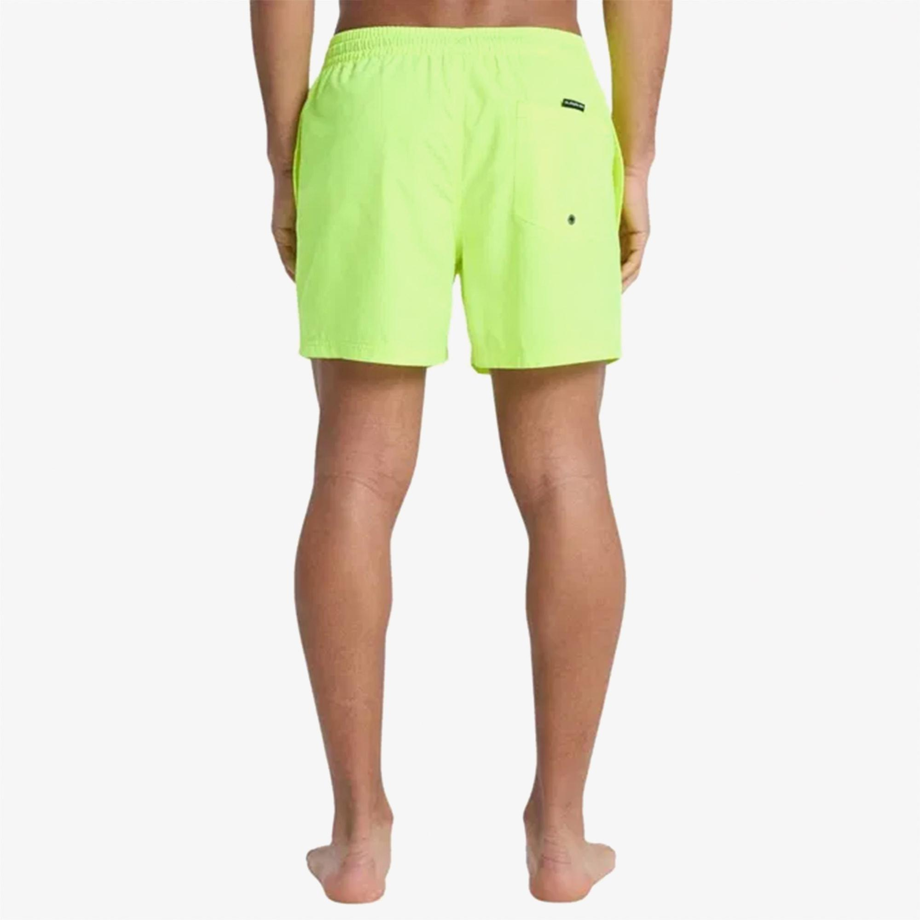 Quiksilver Everyday Solid Volley 15 Erkek Sarı Deniz Şortu