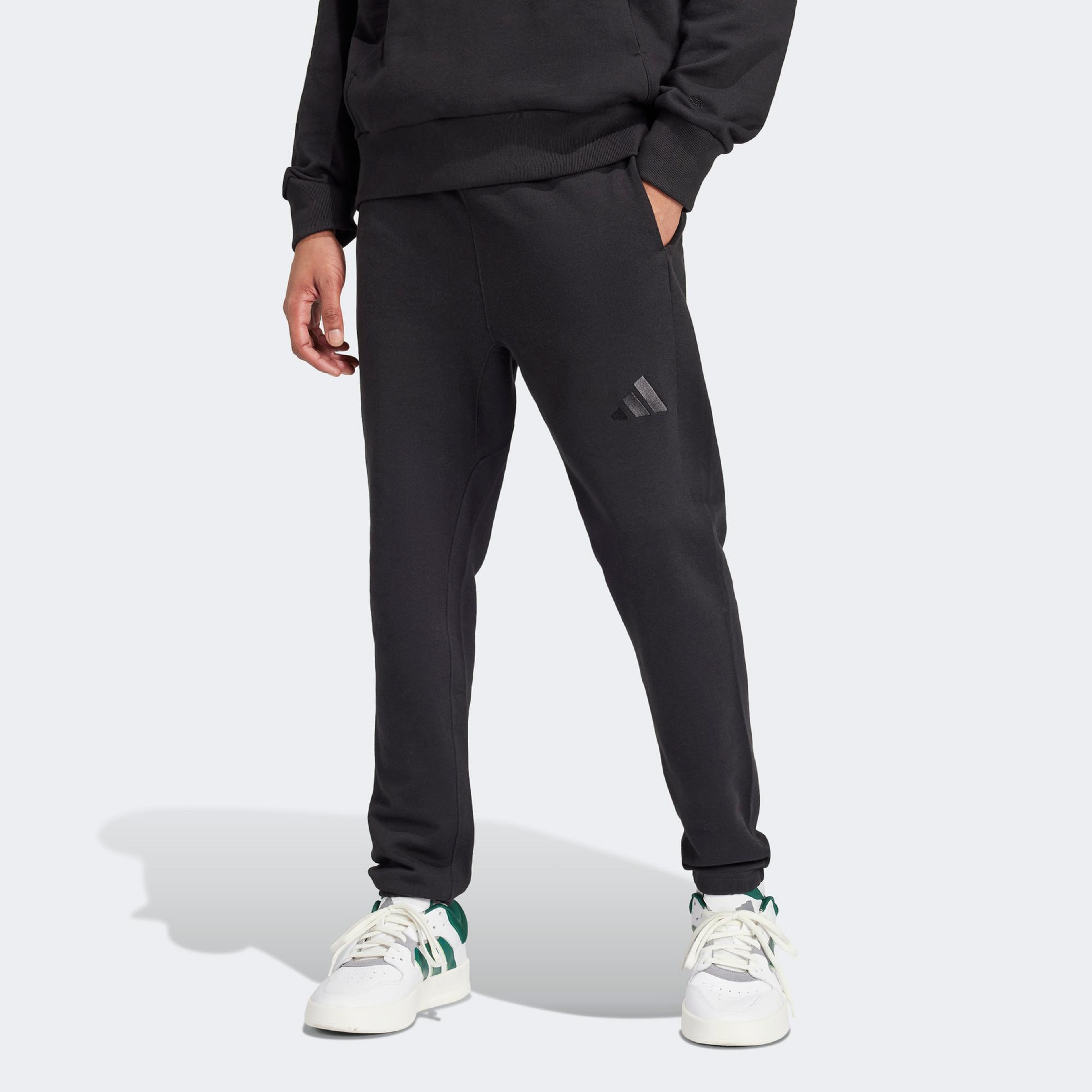 adidas All Szn French Terry Regular Tapered Erkek Siyah Eşofman Altı