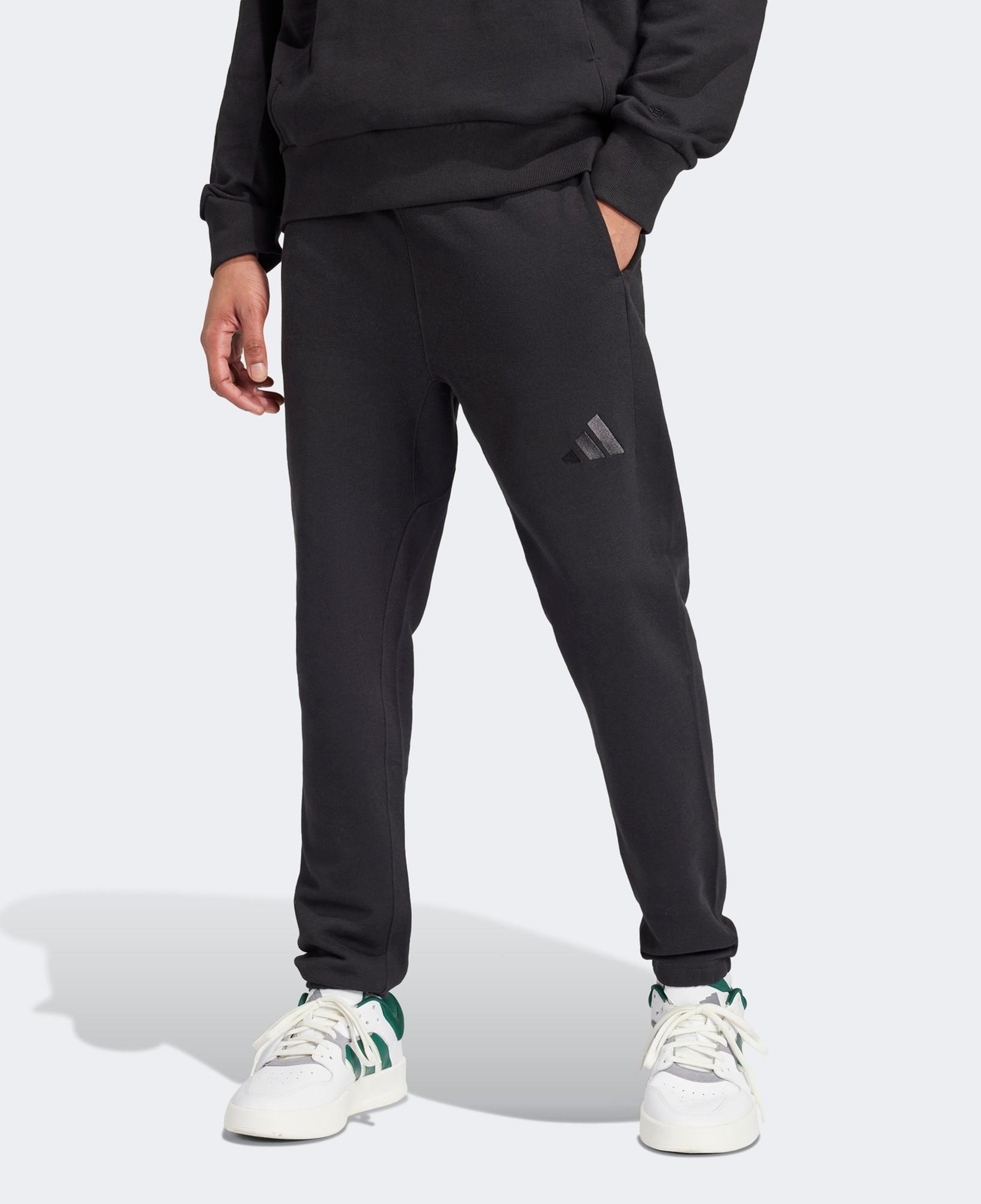 adidas All Szn French Terry Regular Tapered Erkek Siyah Eşofman Altı
