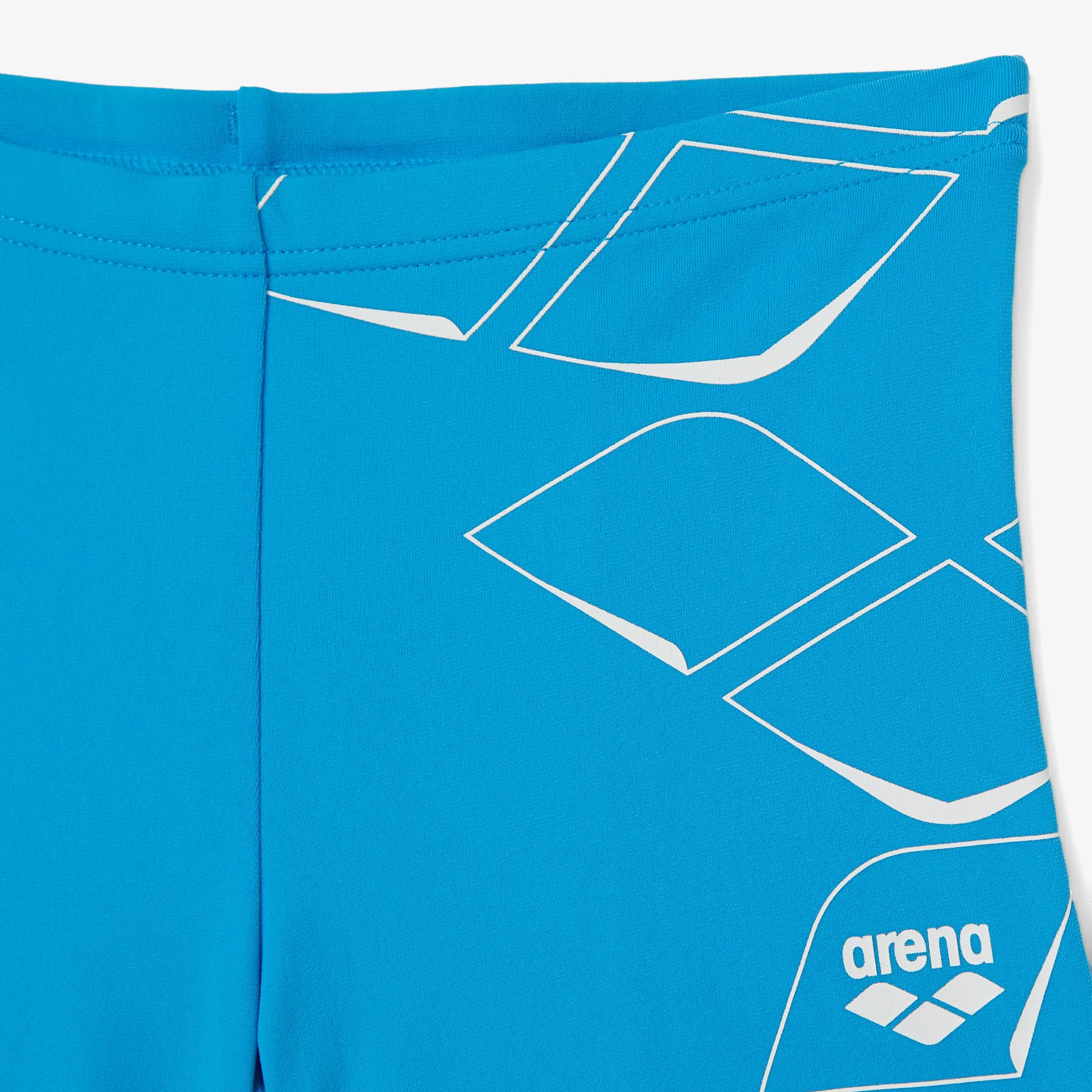 Arena Losange Graphic Çocuk Mavi Deniz Şortu