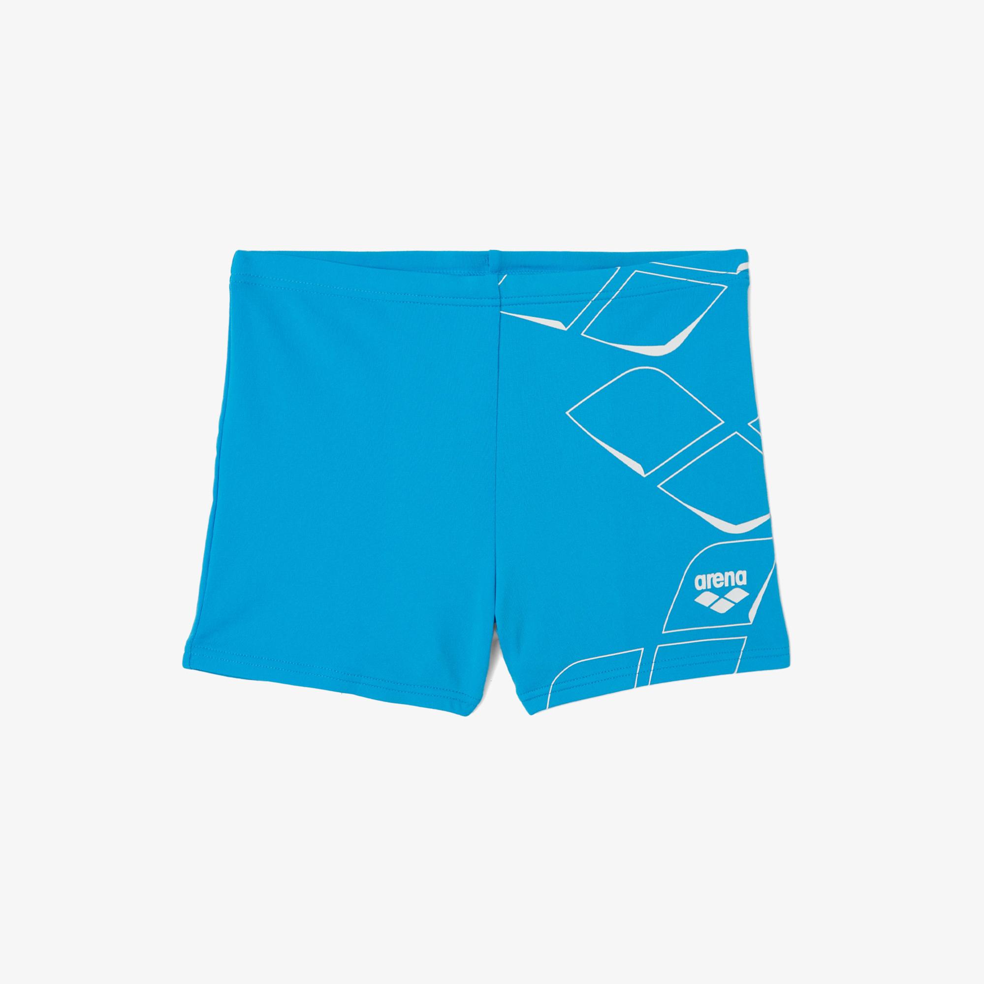 Arena Losange Graphic Çocuk Mavi Deniz Şortu