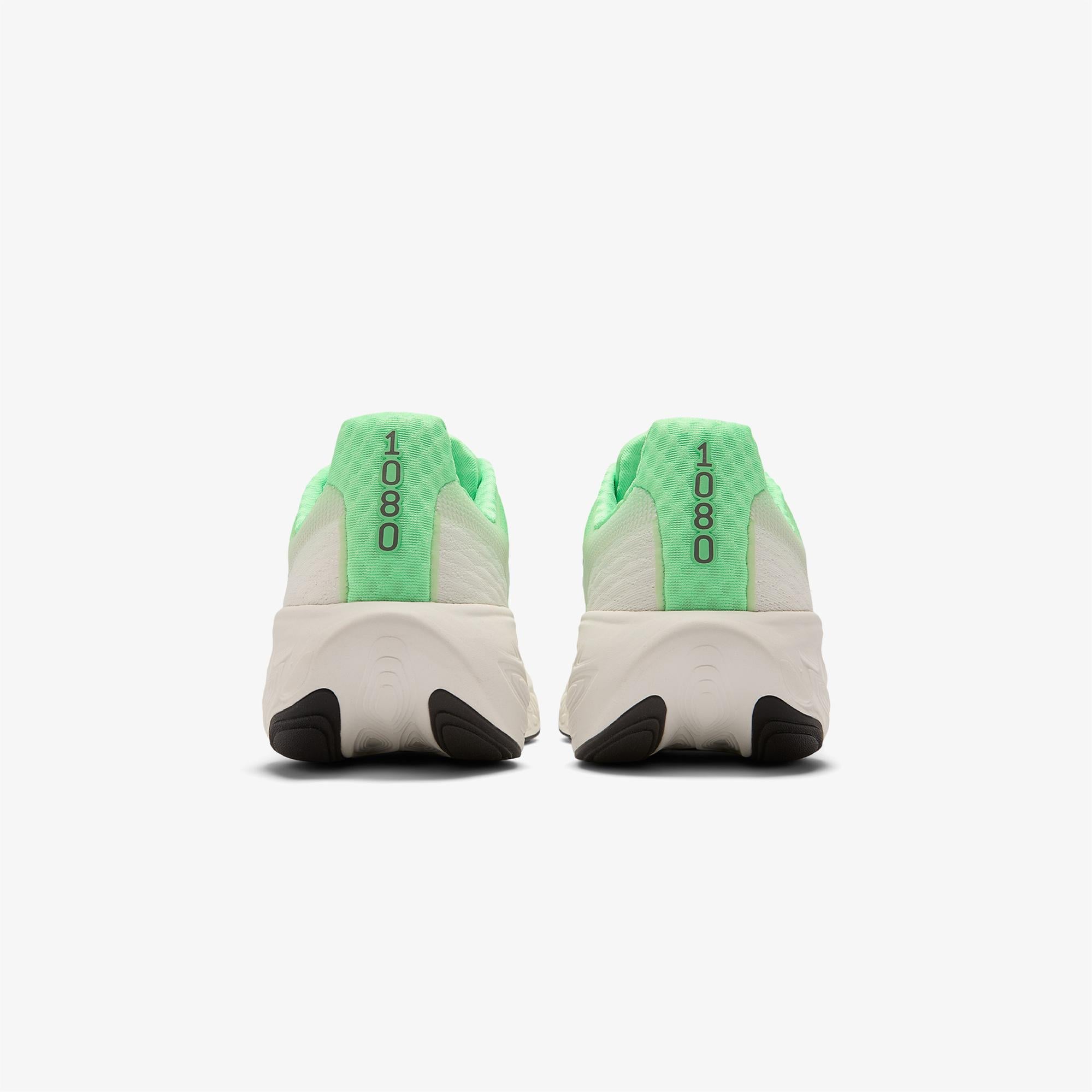 New Balance Fresh Foam X 1080 v14 Kadın Beyaz/Yeşil Koşu Ayakkabısı