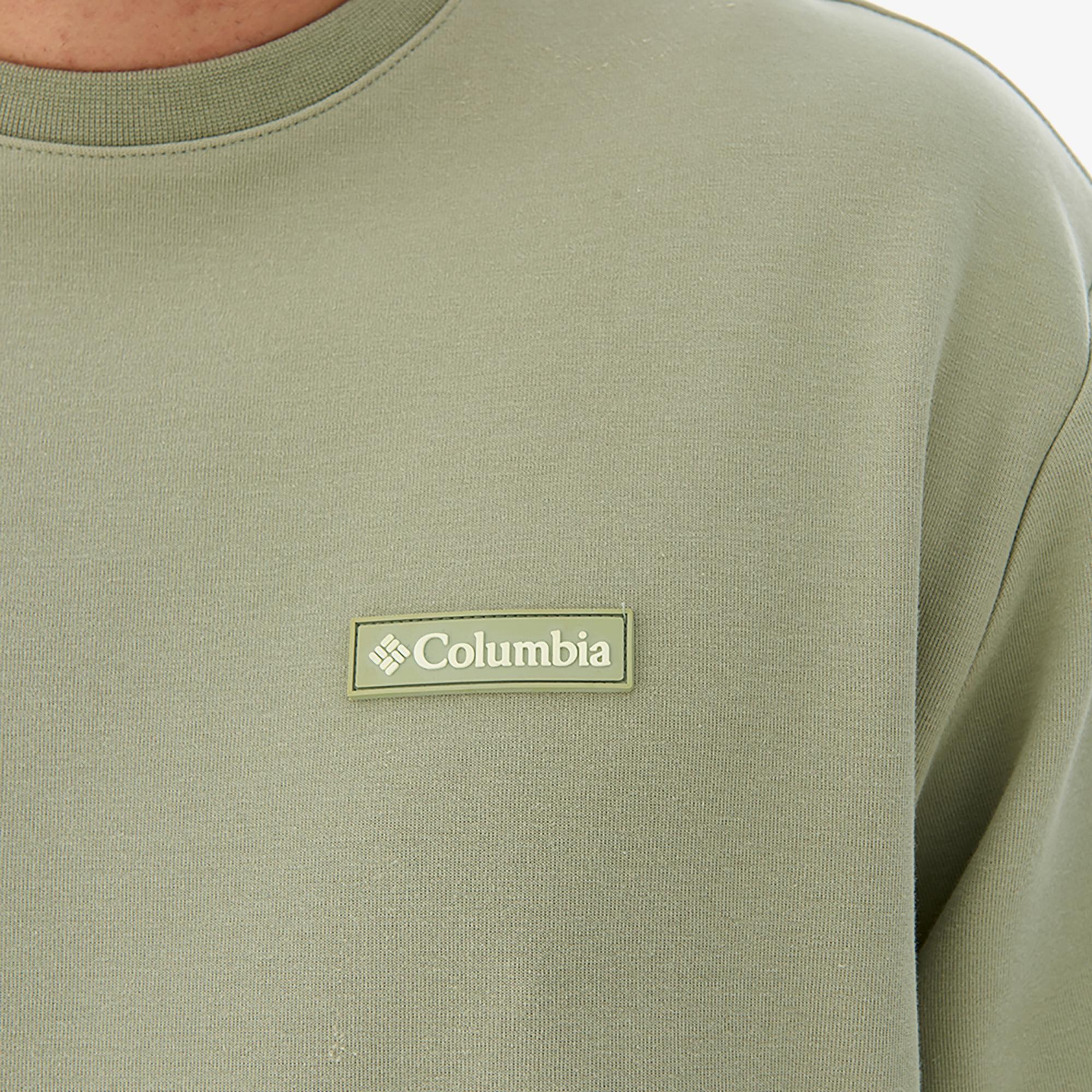 Columbia Cs0382 Csc Gem Label Crewneck Erkek Krem Sweatshirt