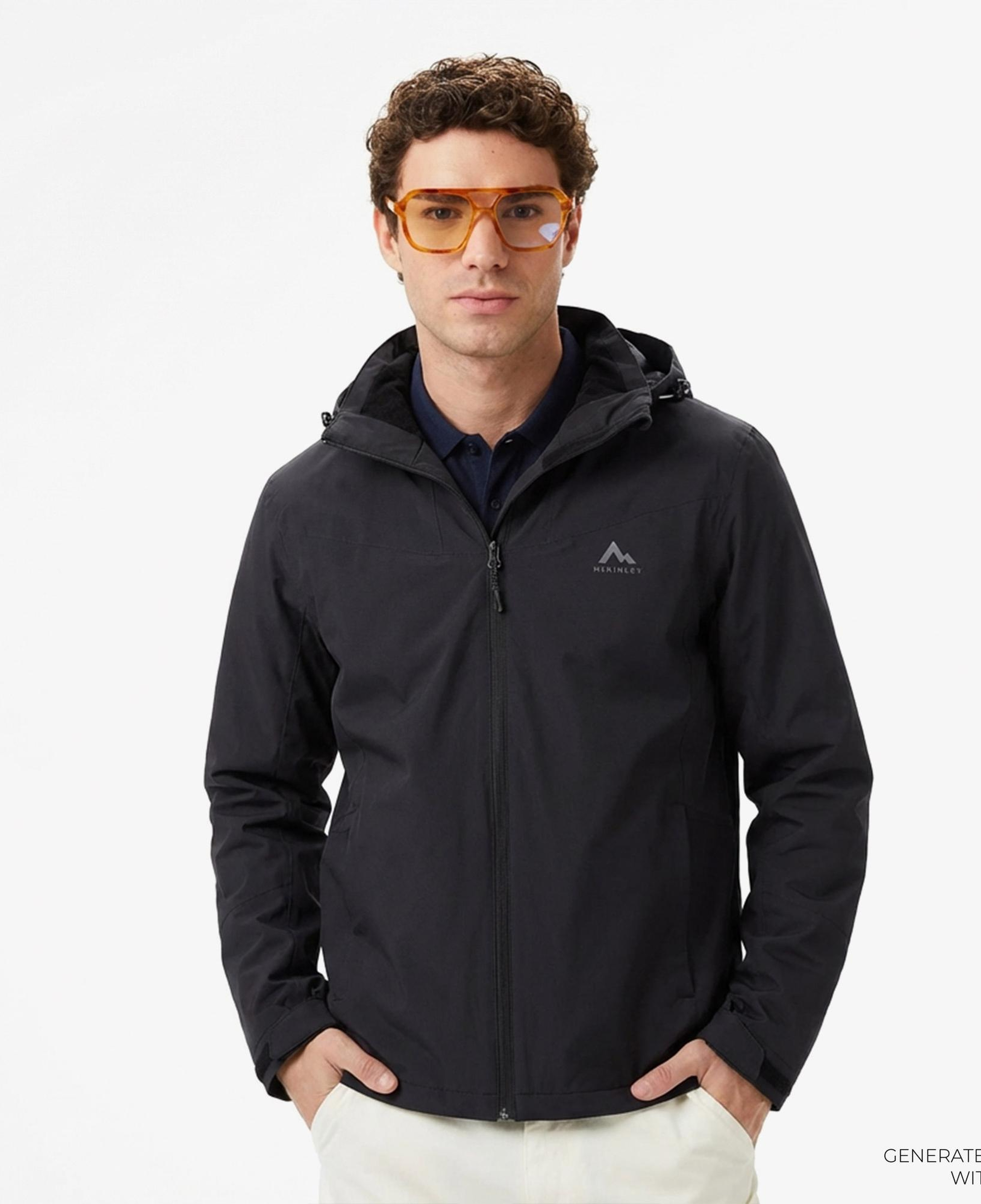 McKinley Tessi 3:1 II Erkek Siyah Outdoor Mont