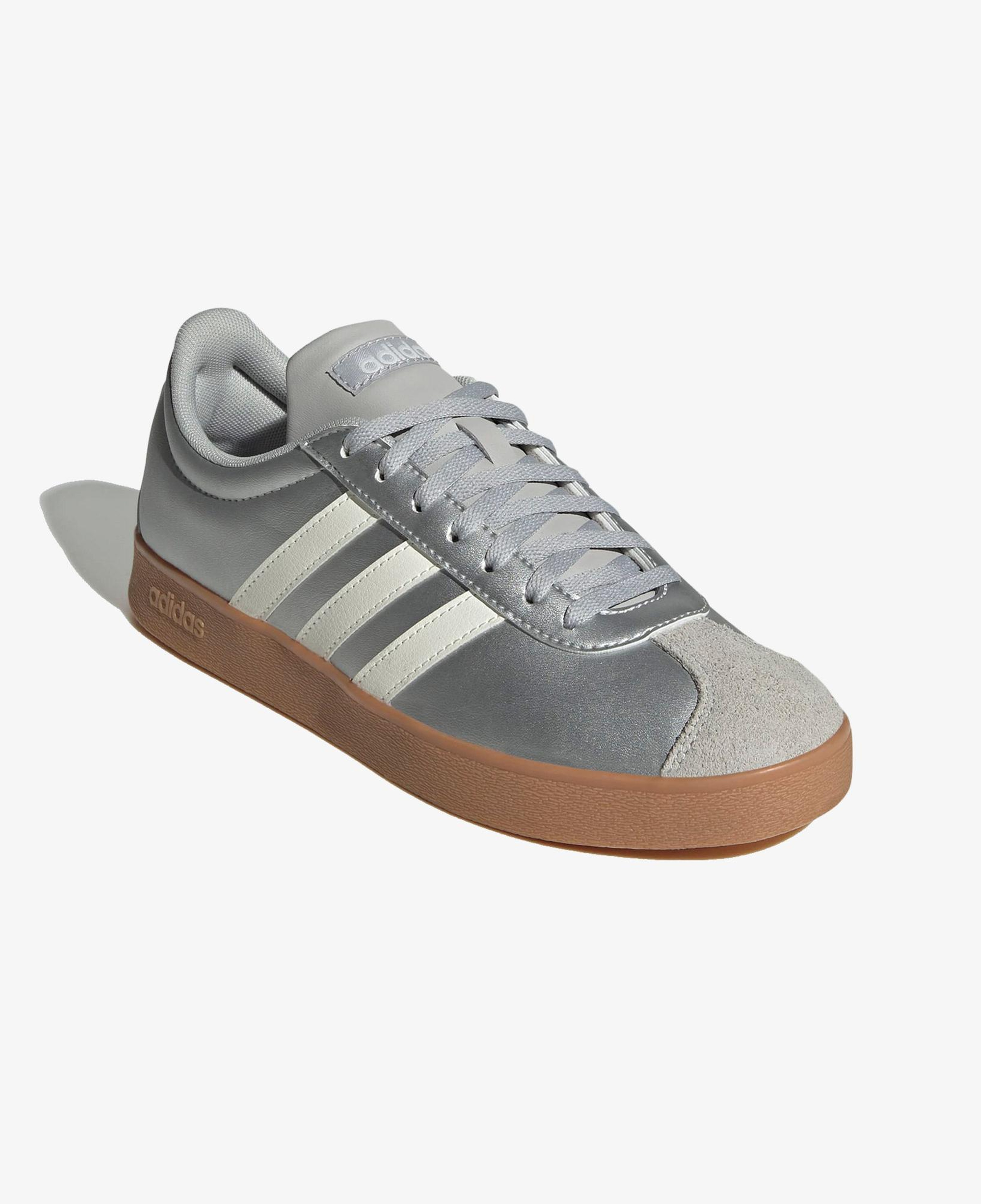 adidas Vl Court Base Kadın Gri Spor Ayakkabı