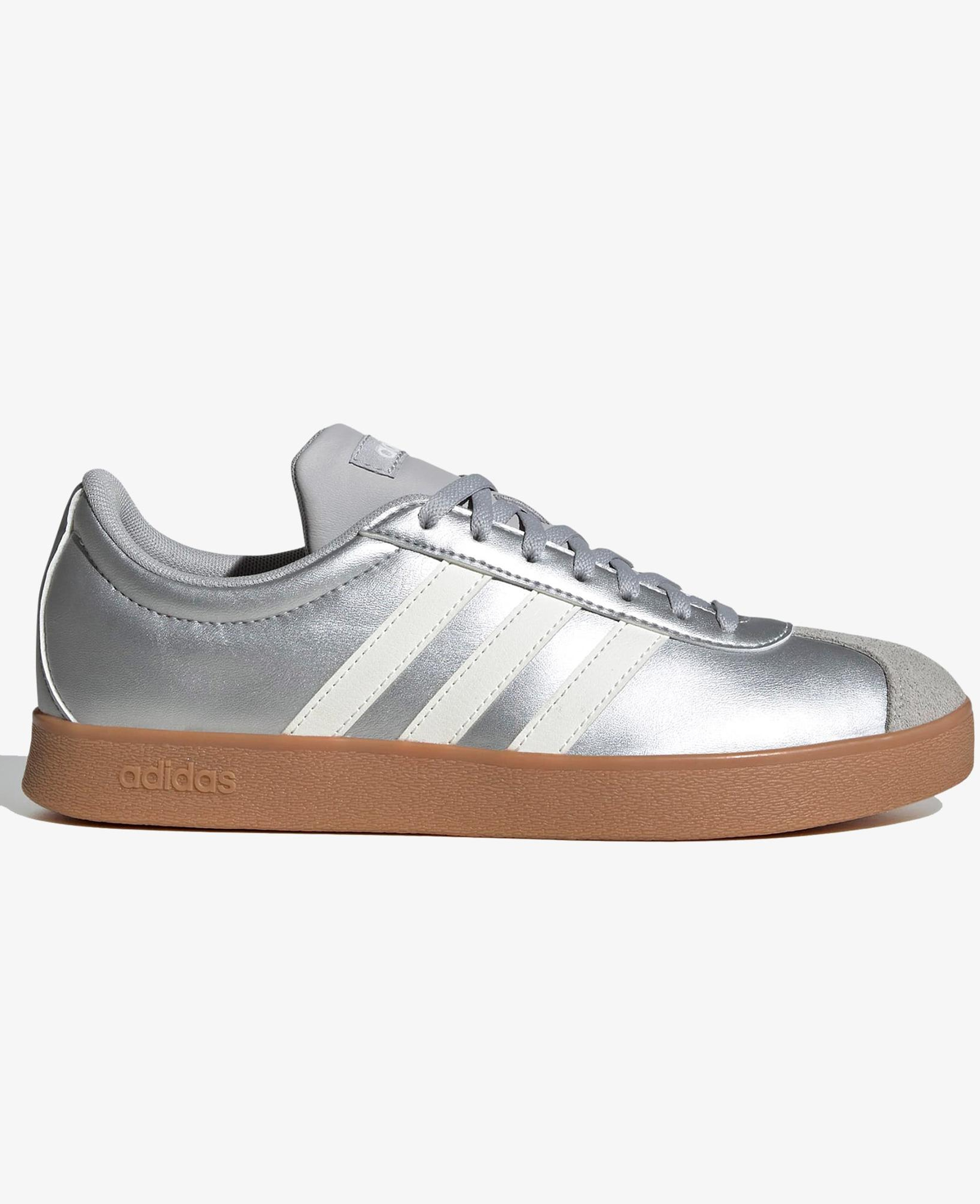 adidas Vl Court Base Kadın Gri Spor Ayakkabı
