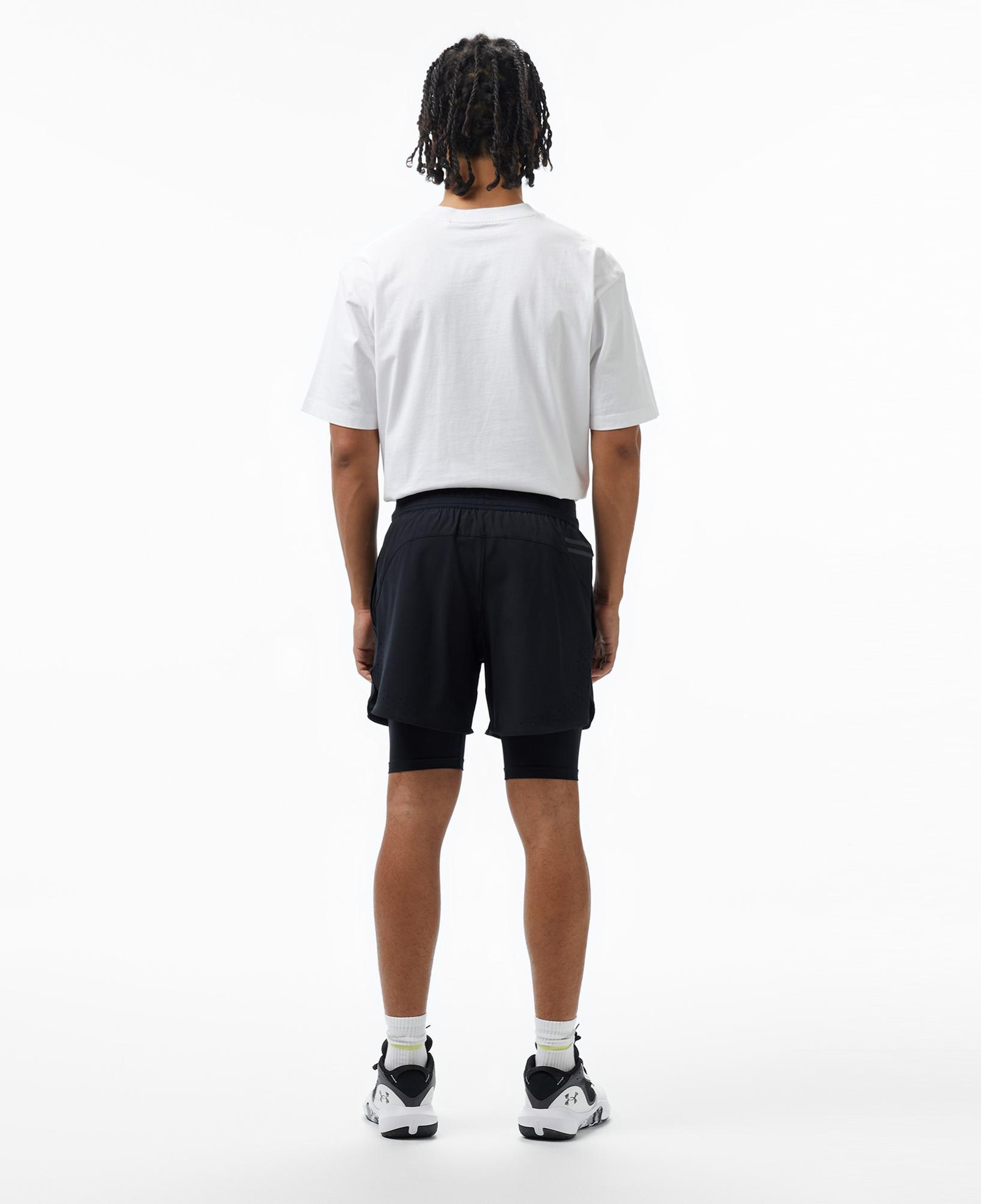 Under Armour Vanish Elite 2in1 Erkek Siyah Antrenman Şortu