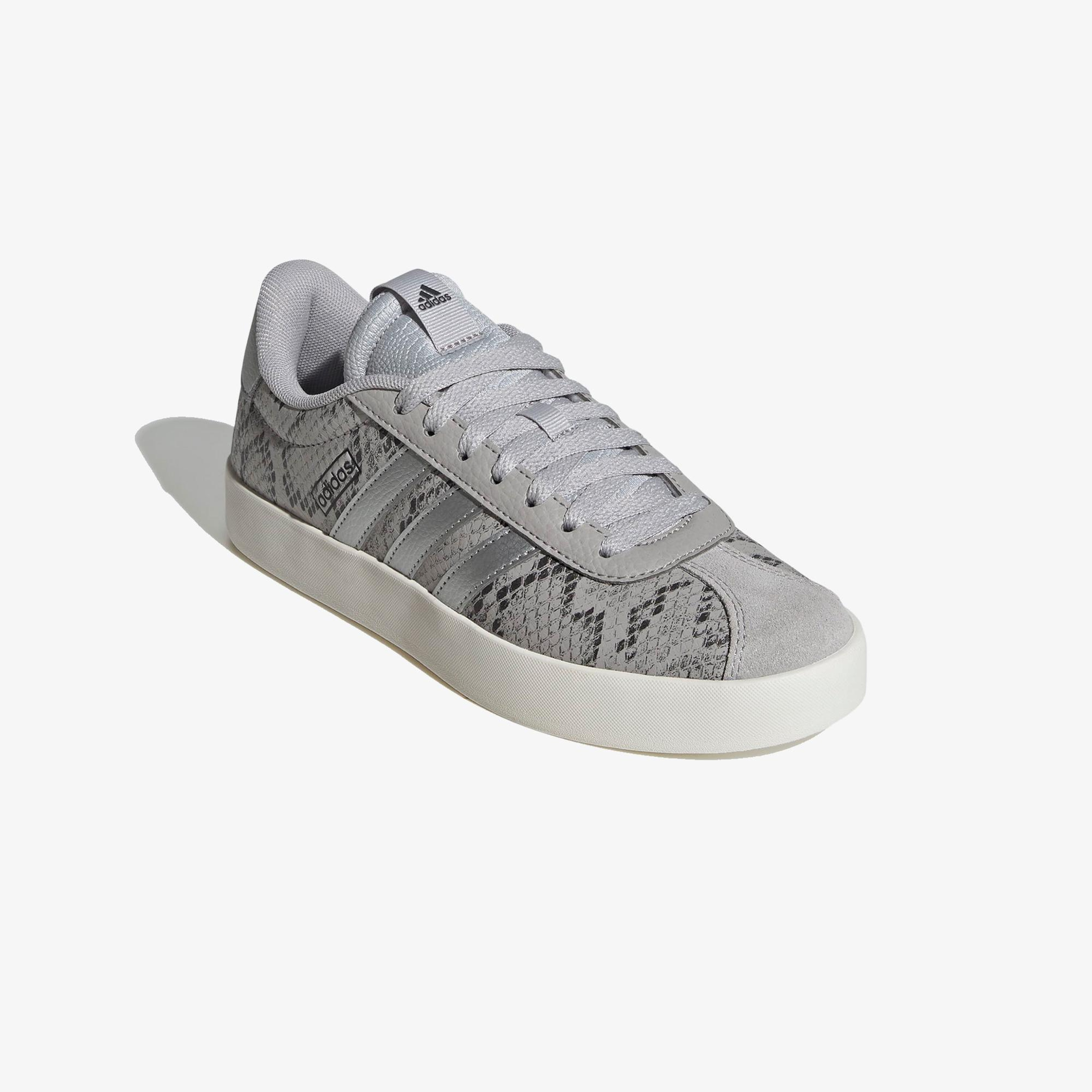 adidas Vl Court 3.0 Kadın Gri Spor Ayakkabı