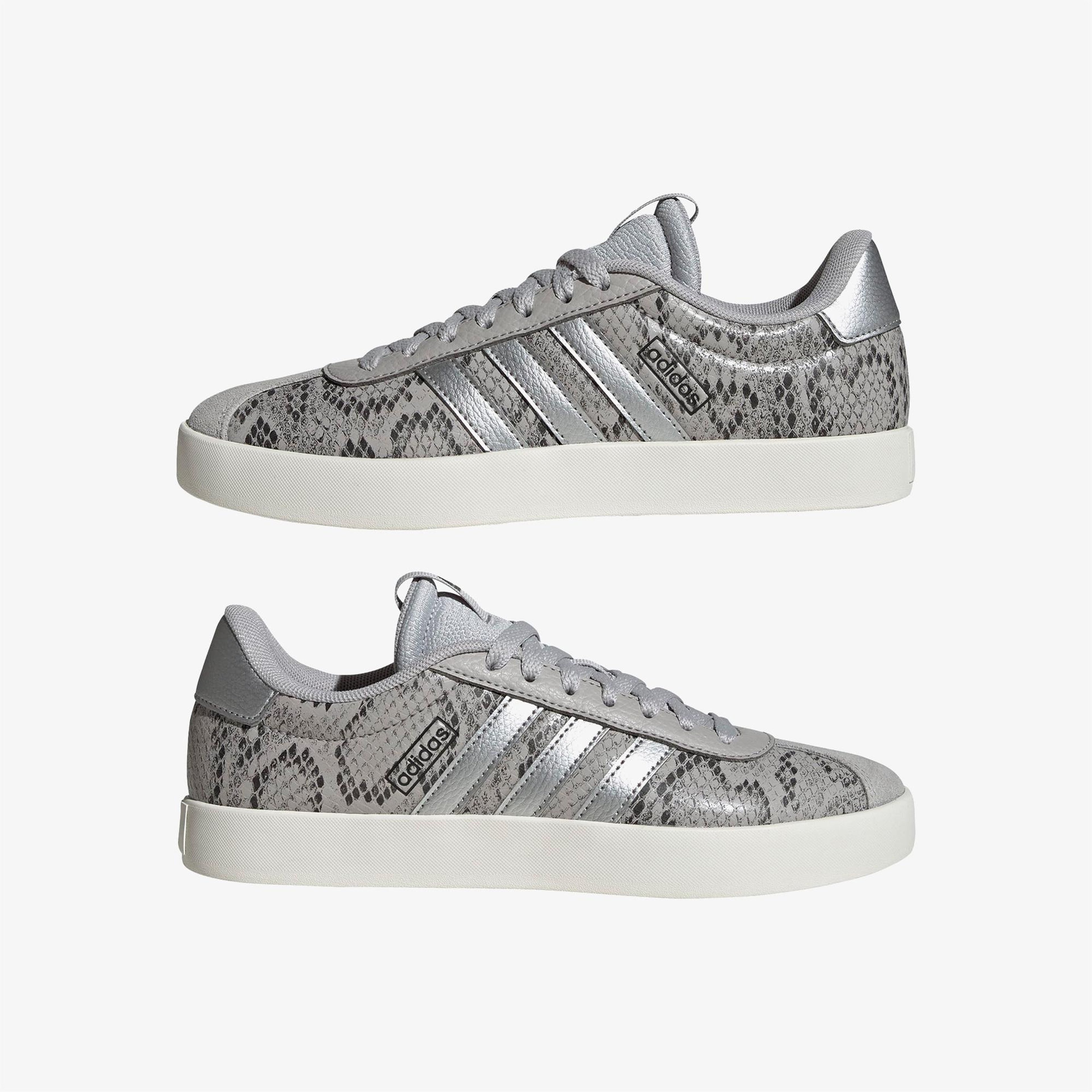 adidas Vl Court 3.0 Kadın Gri Spor Ayakkabı