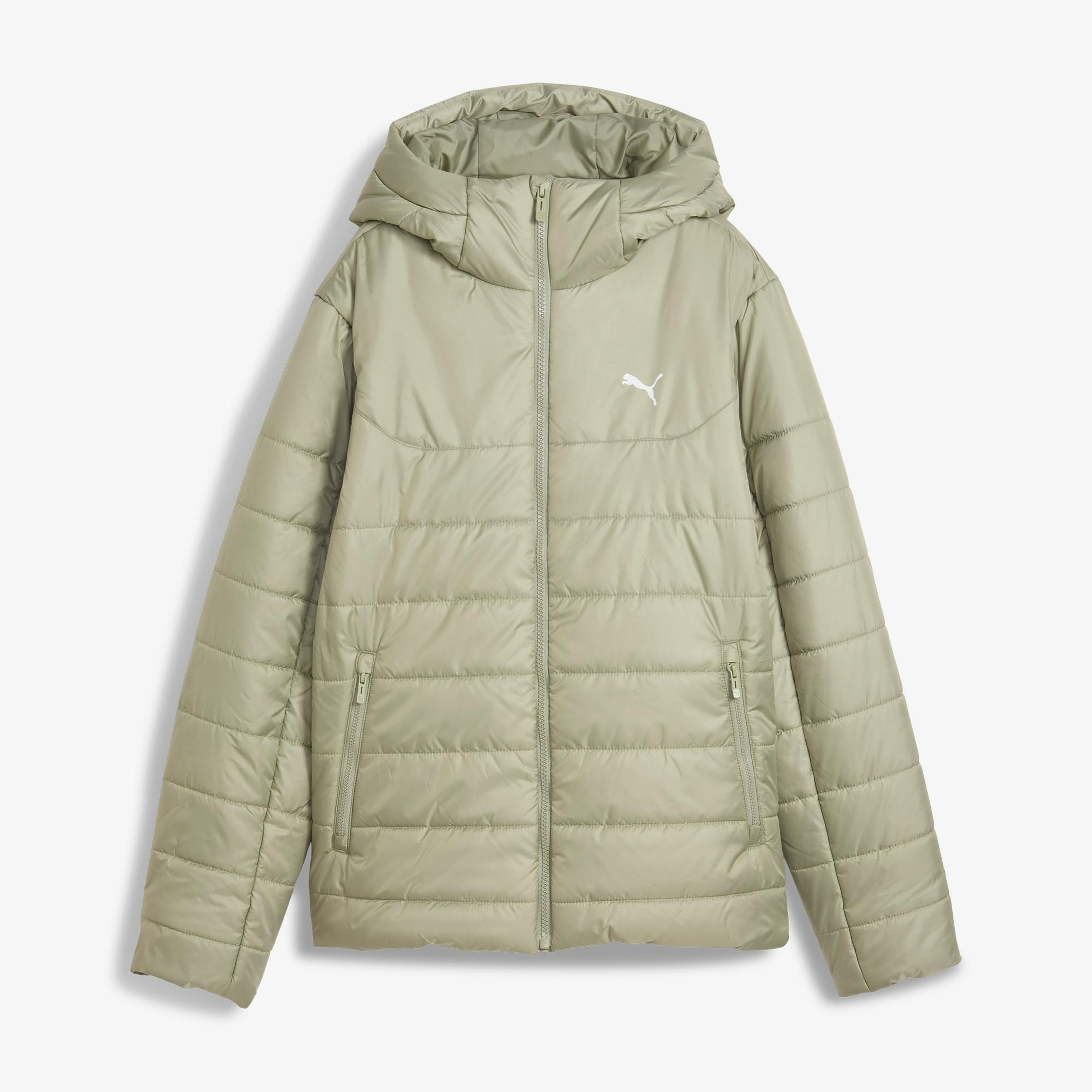 Puma Ess Hooded Padded Kadın Yeşil Mont