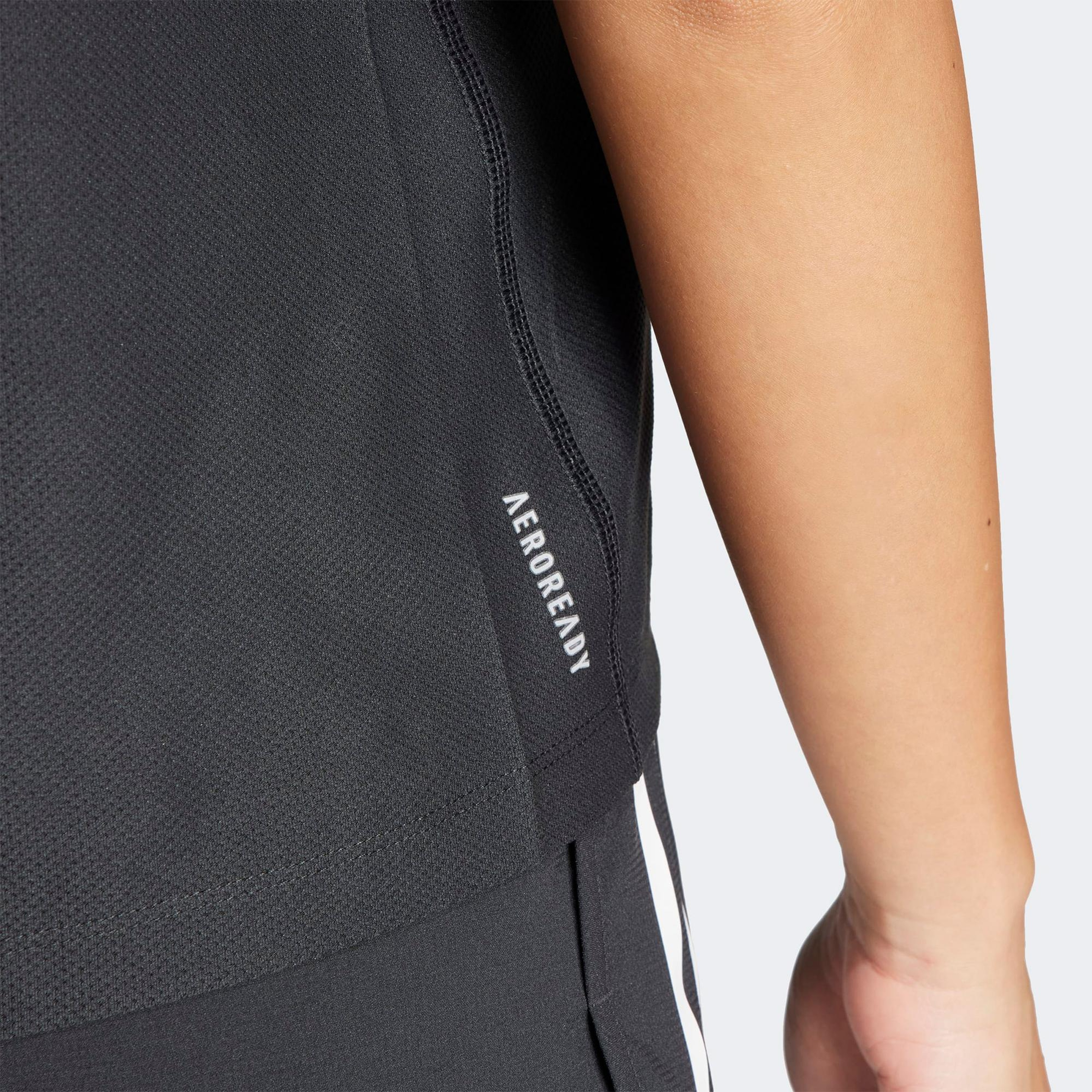 adidas Own The Run Kadın Siyah Koşu T-Shirt