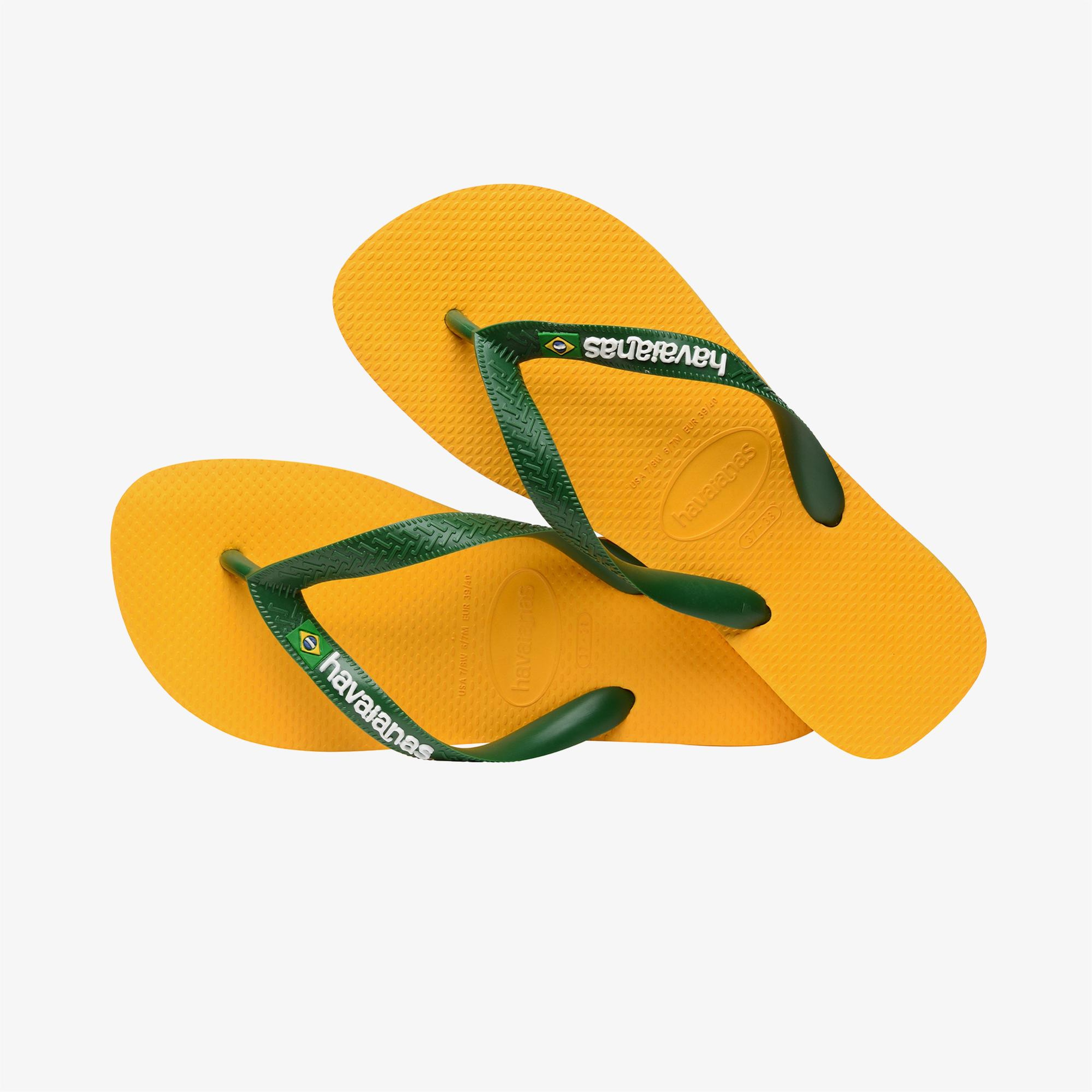 Havaianas Brasil Logo Erkek Sarı Terlik