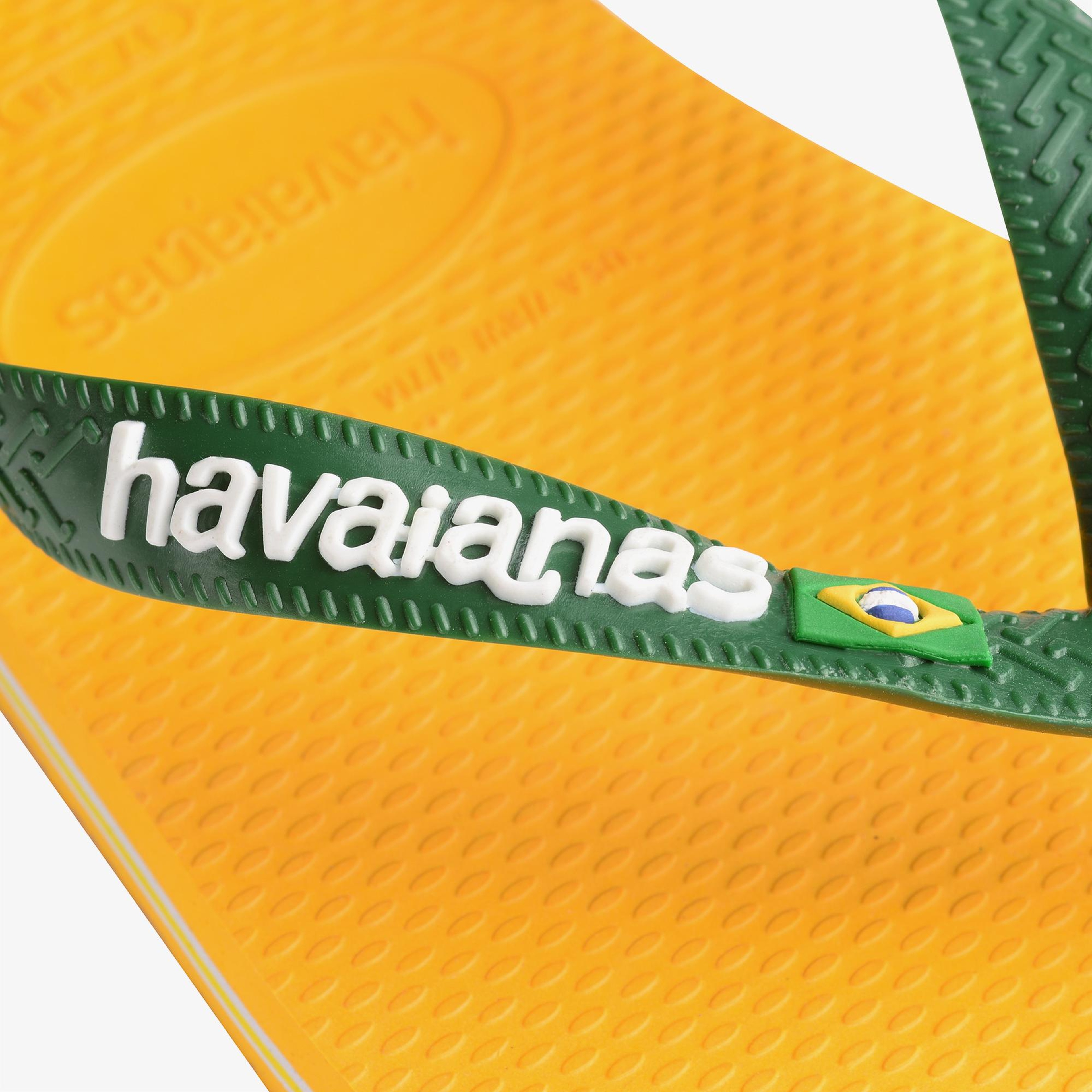 Havaianas Brasil Logo Erkek Sarı Terlik