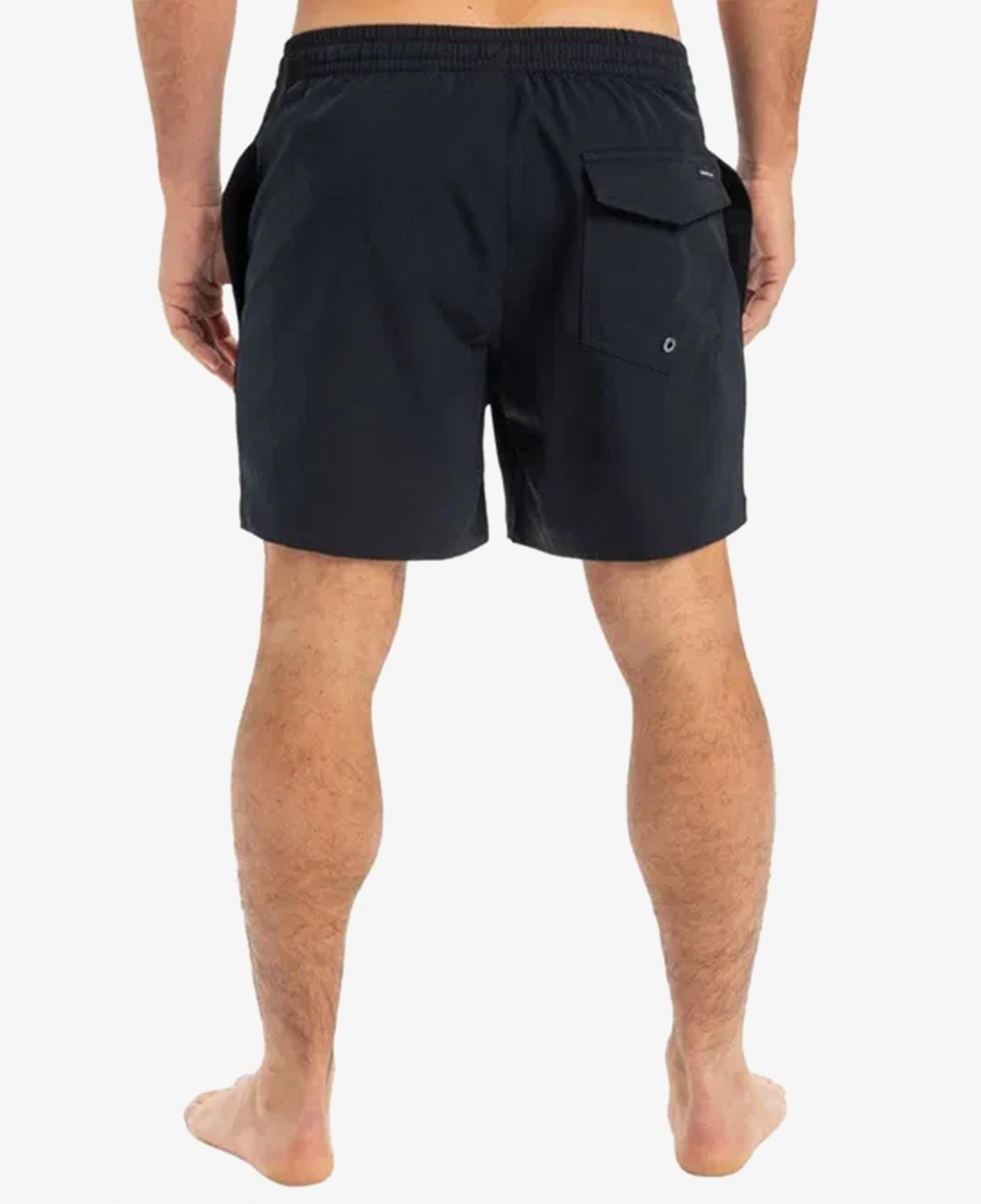 Quiksilver Surfsilk Solid Volley 16 Erkek Siyah Deniz Şortu