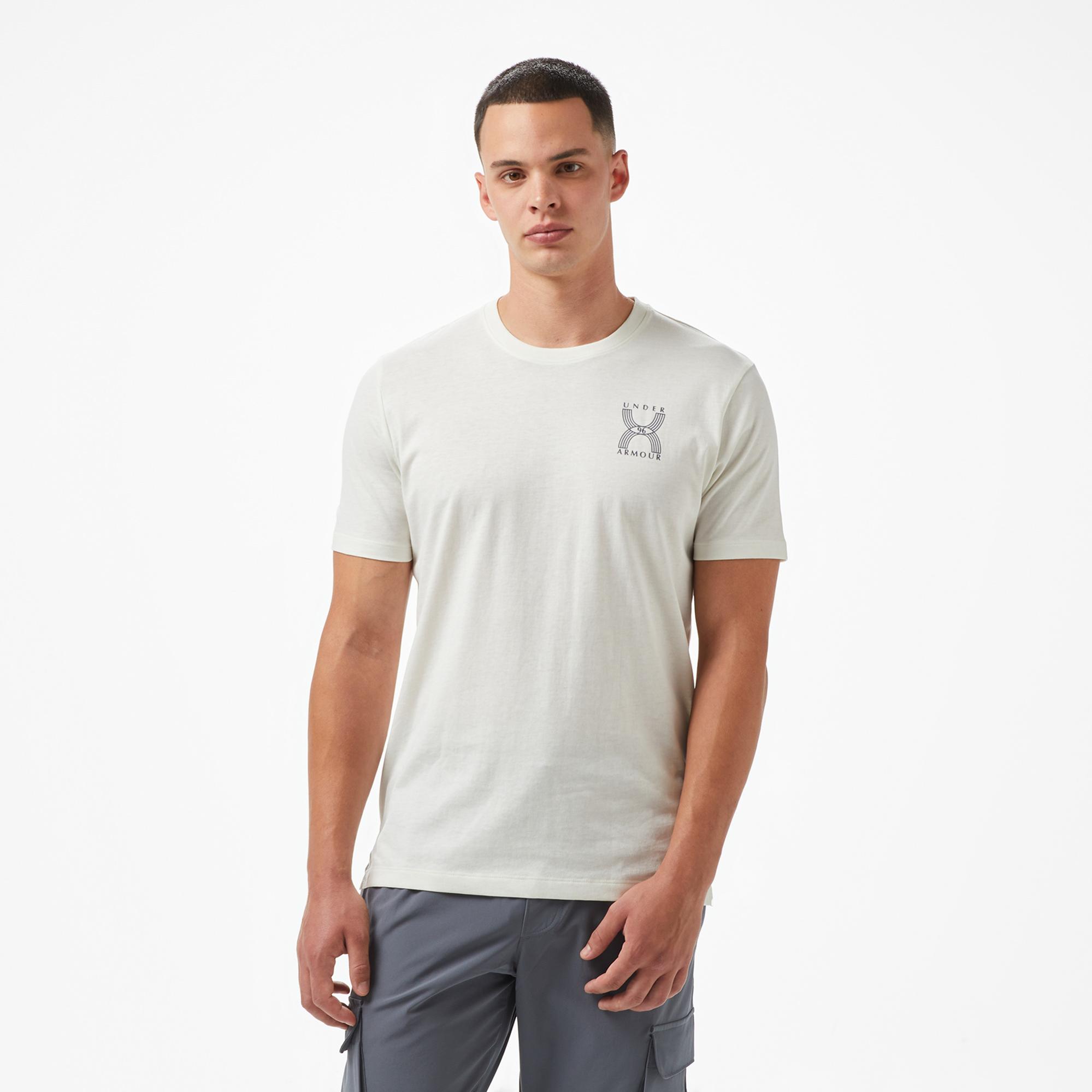 Under Armour Run 96 Beyaz Erkek T-Shirt