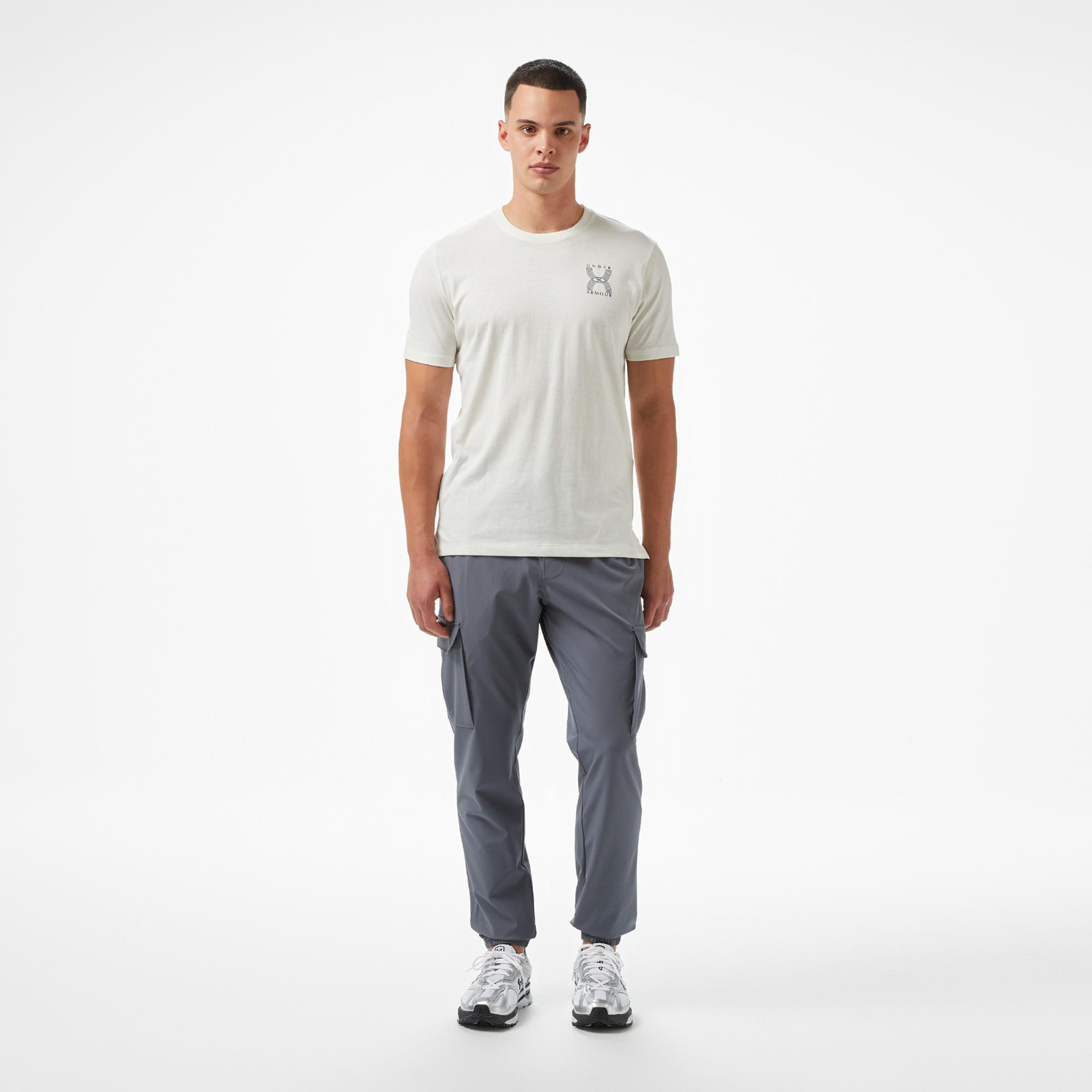 Under Armour Run 96 Beyaz Erkek T-Shirt