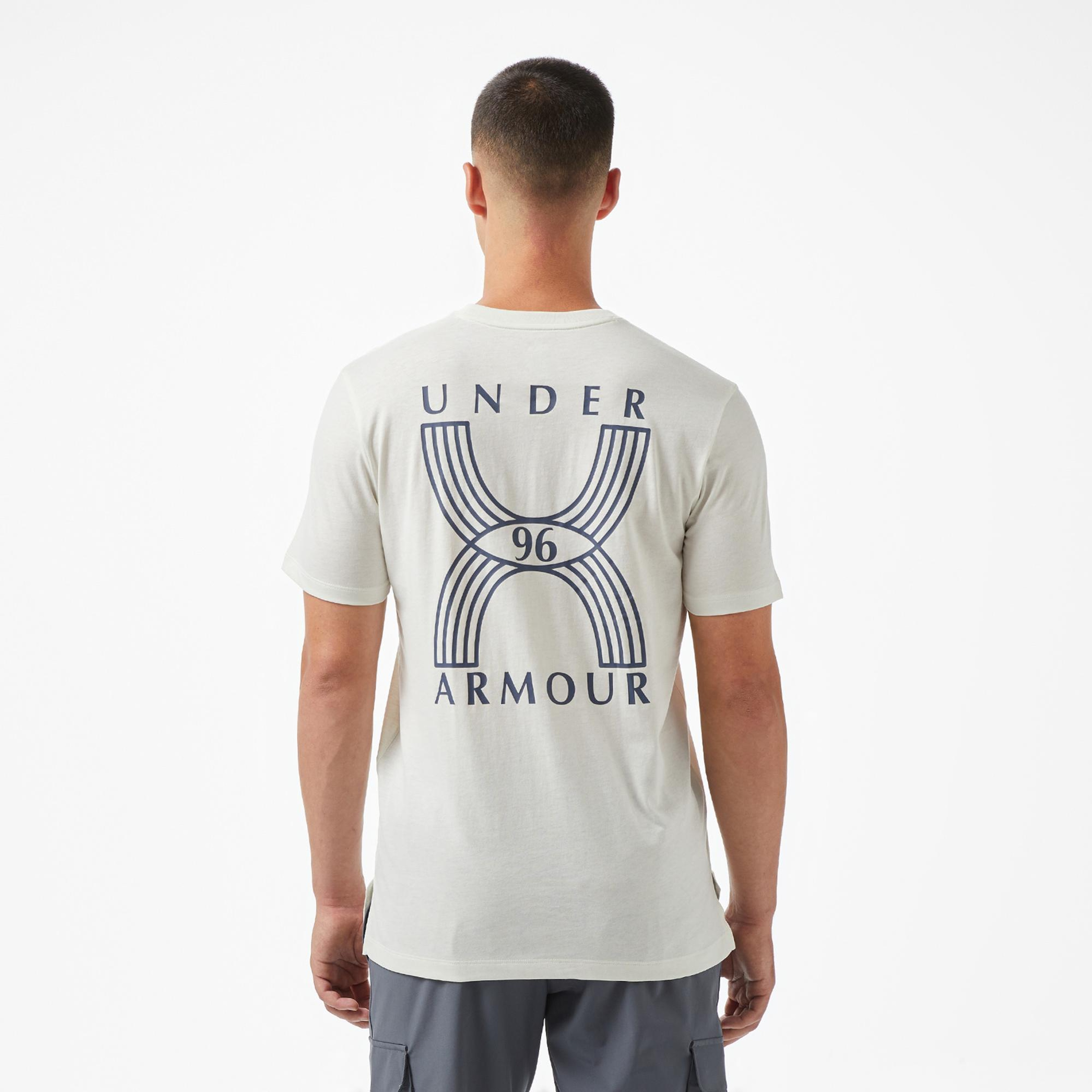 Under Armour Run 96 Beyaz Erkek T-Shirt