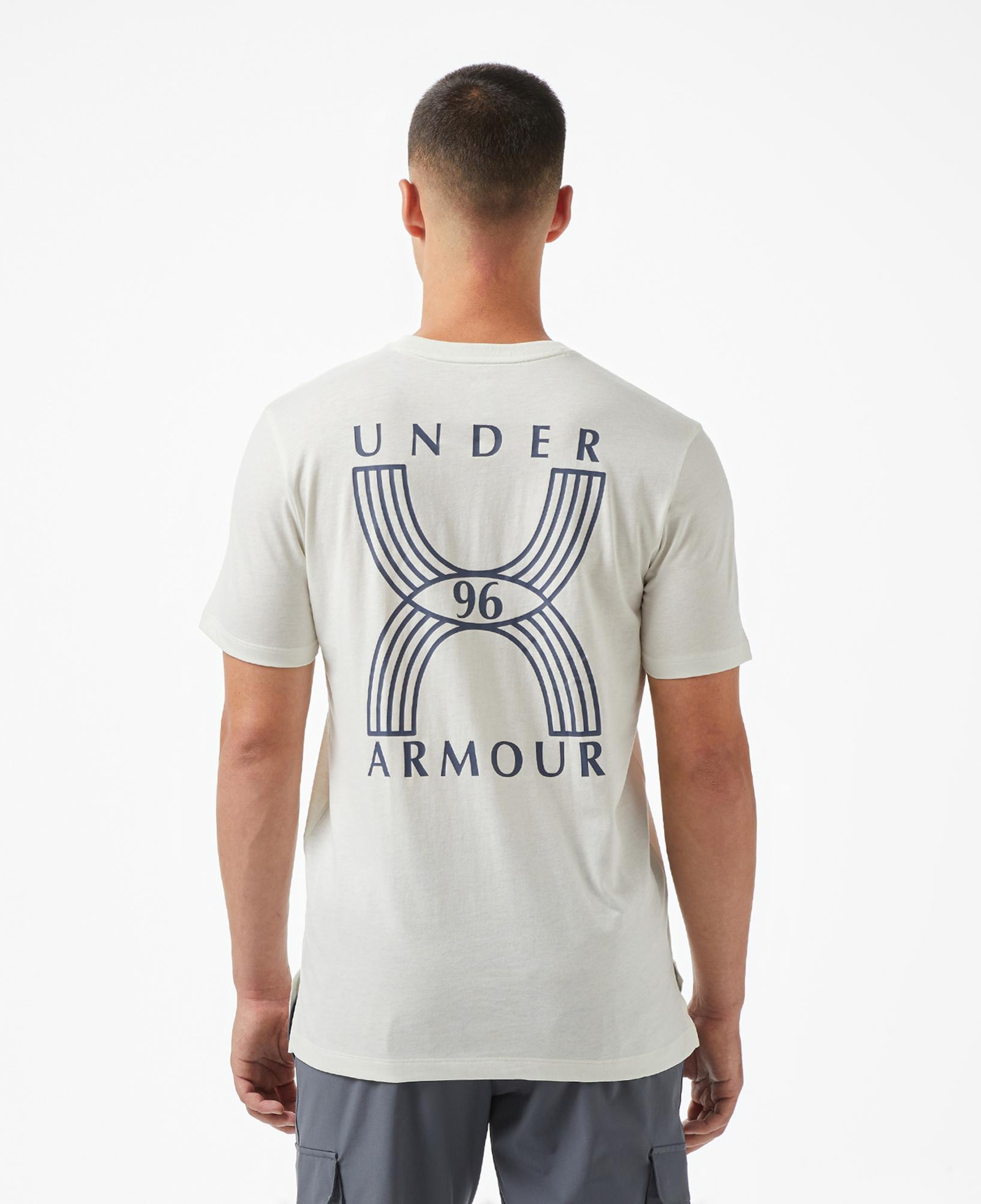 Under Armour Run 96 Beyaz Erkek T-Shirt
