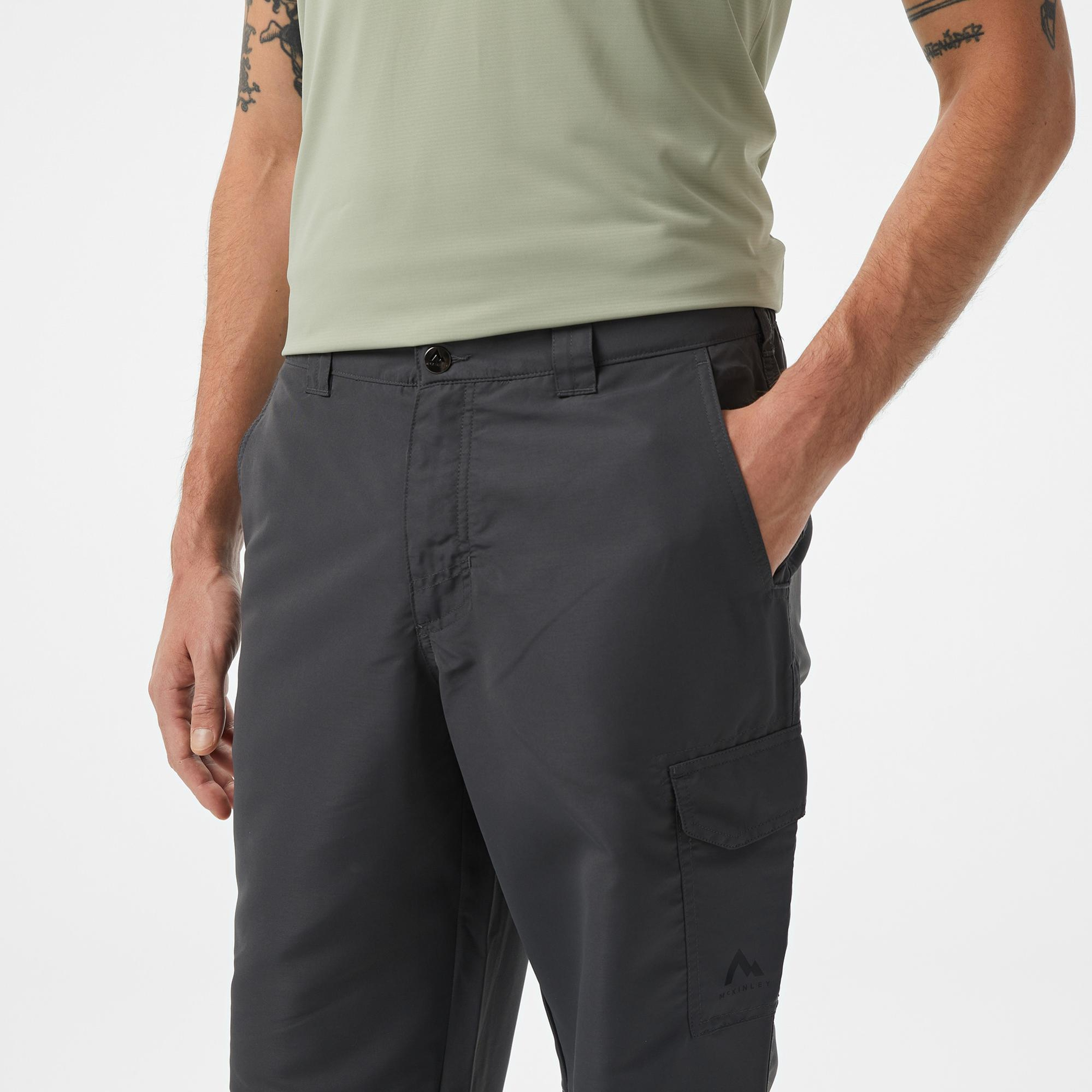 McKinley Sanna Erkek Gri Outdoor Pantolon