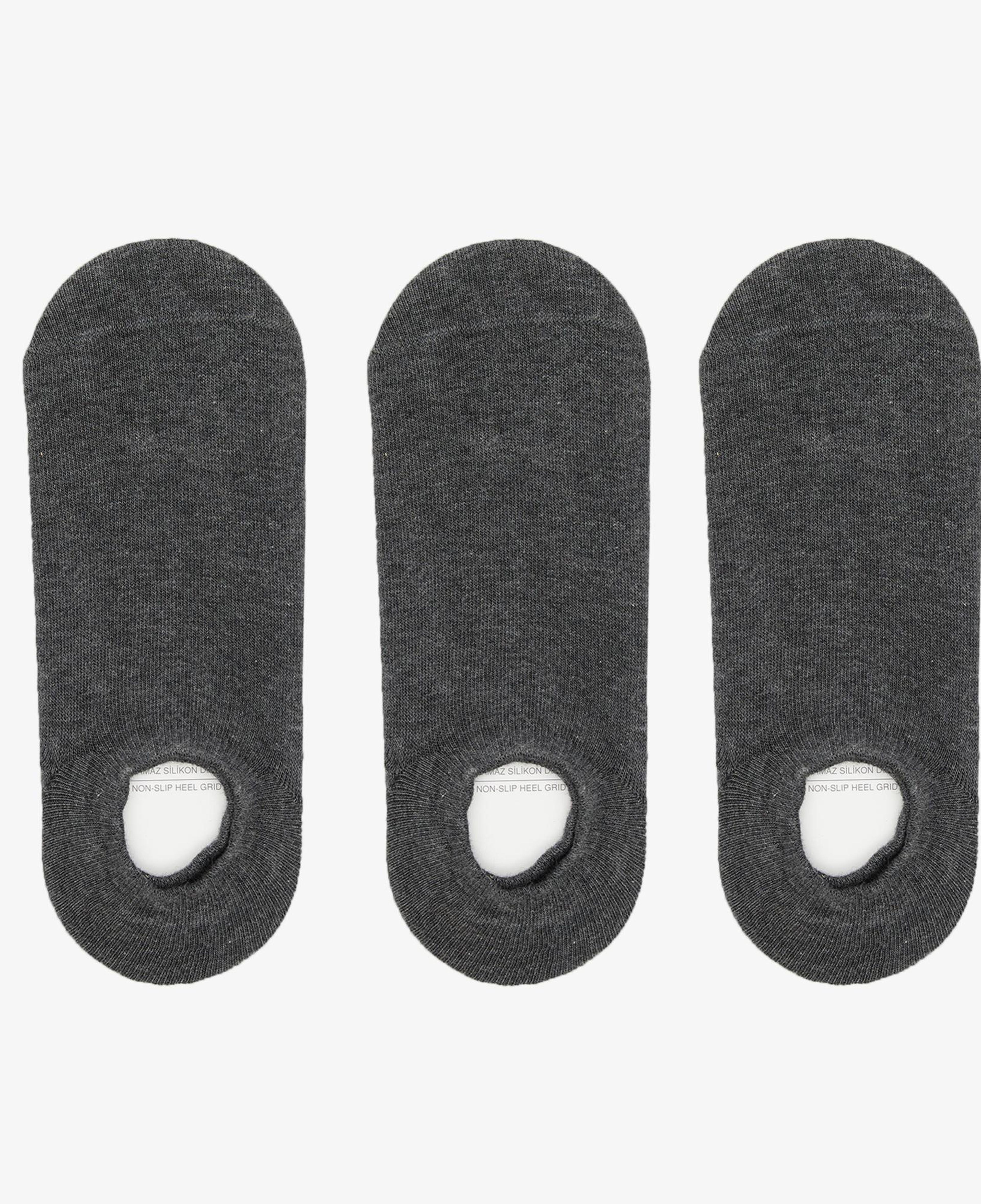 UNITED4 Uzun Soket Unisex Gri Çorap