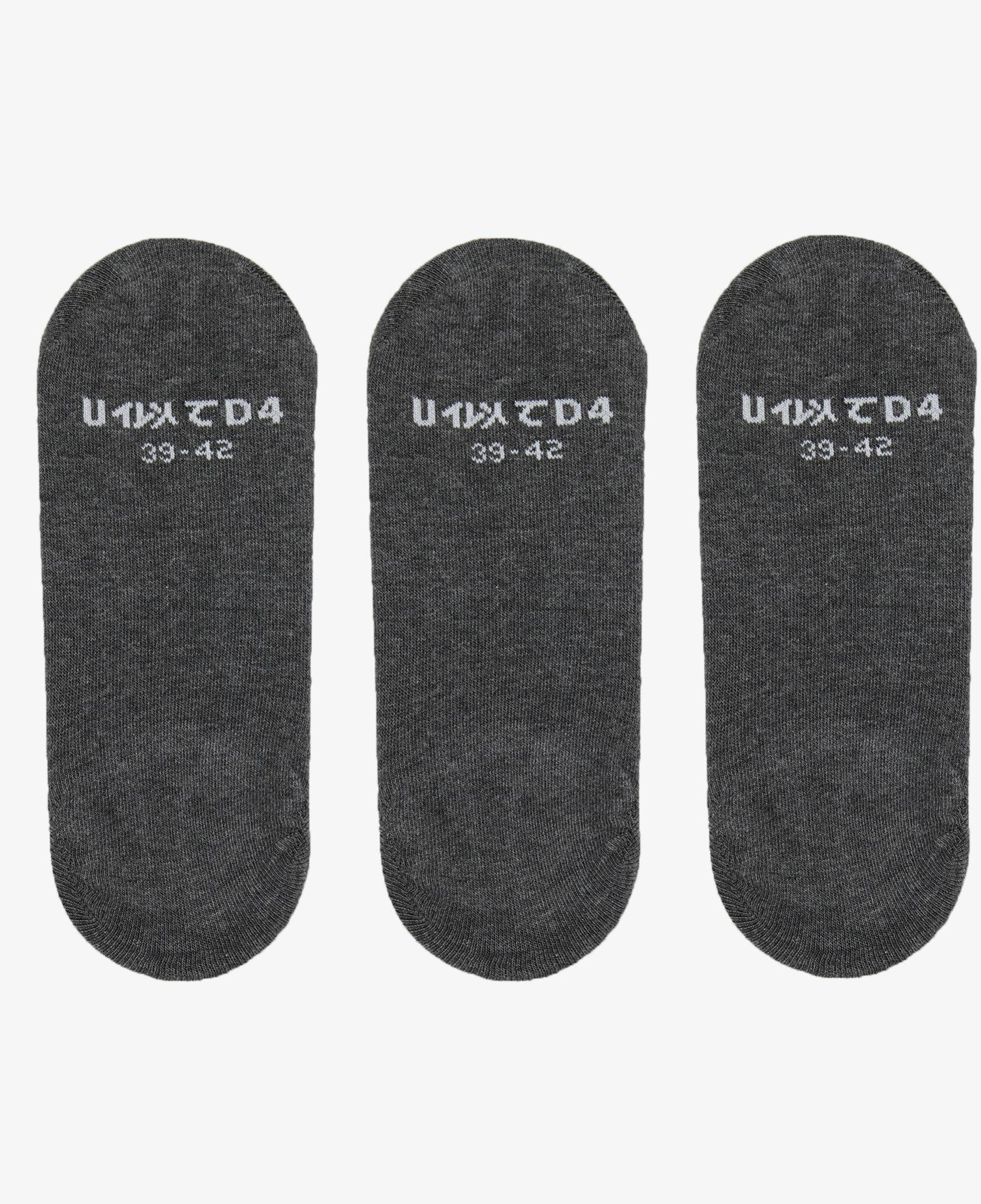 UNITED4 Uzun Soket Unisex Gri Çorap