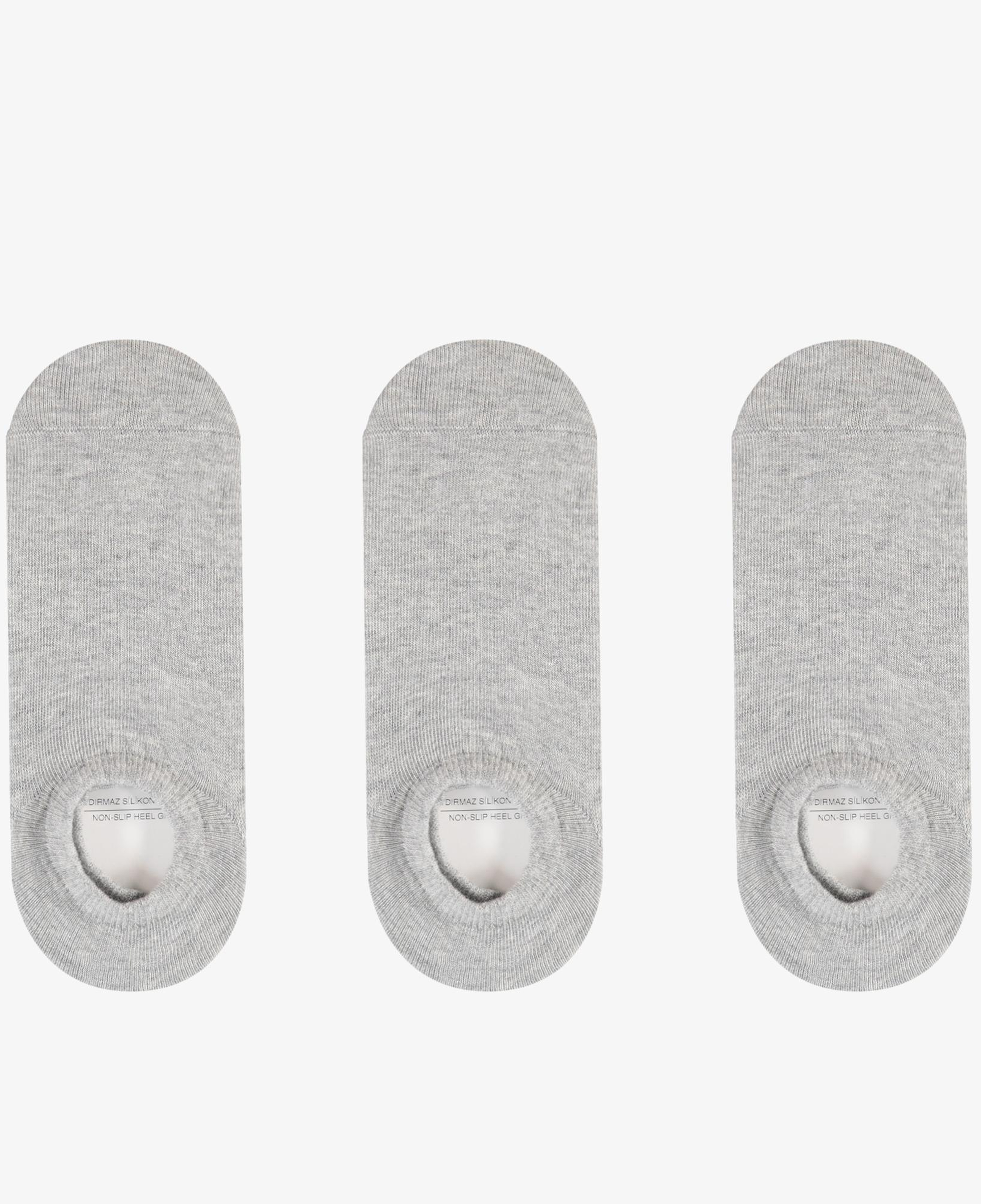 UNITED4 Classic 3lü Erkek Gri Çorap