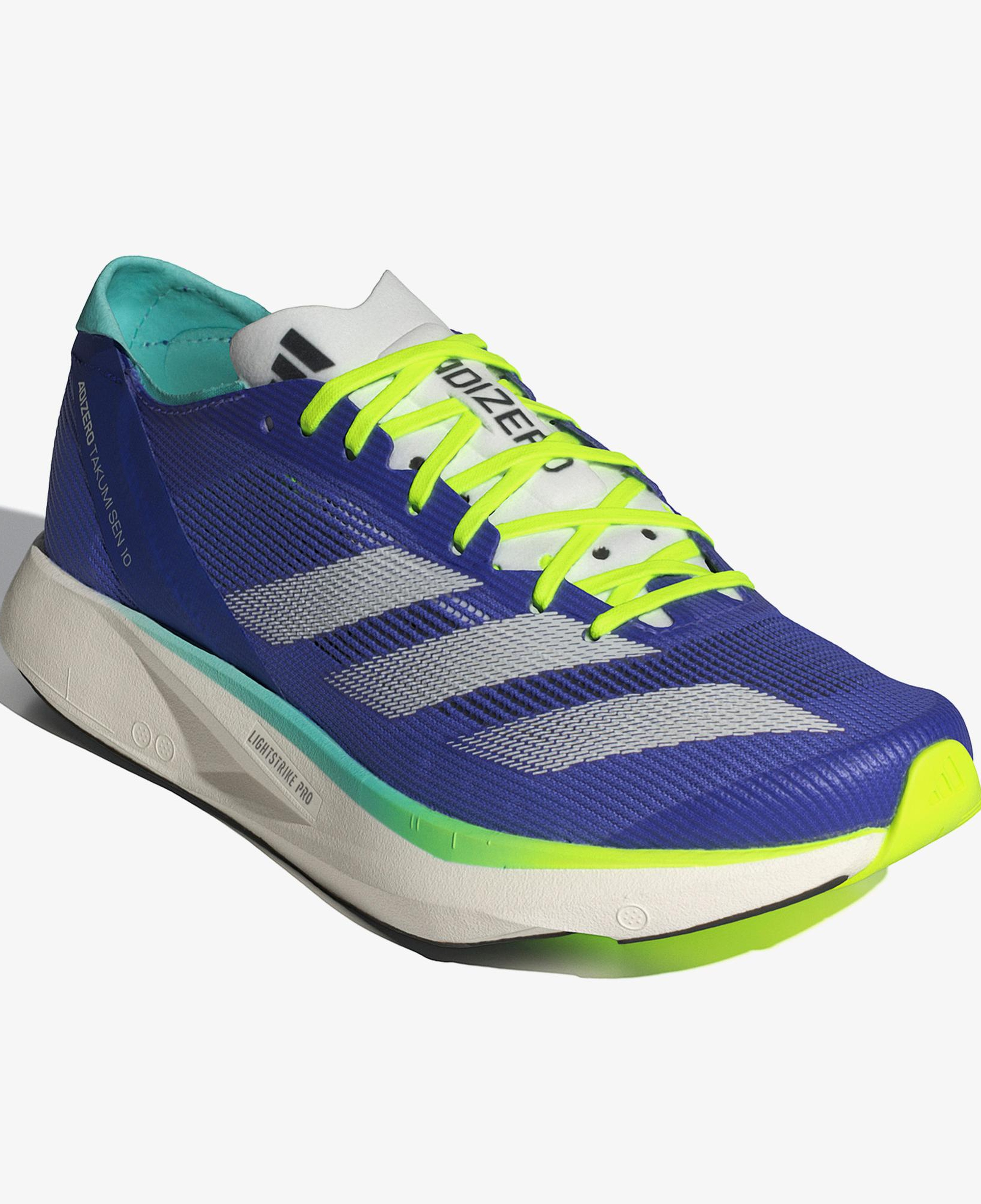 adidas Adizero Takumi Sen 10 Kadın Mavi Koşu Ayakkabısı