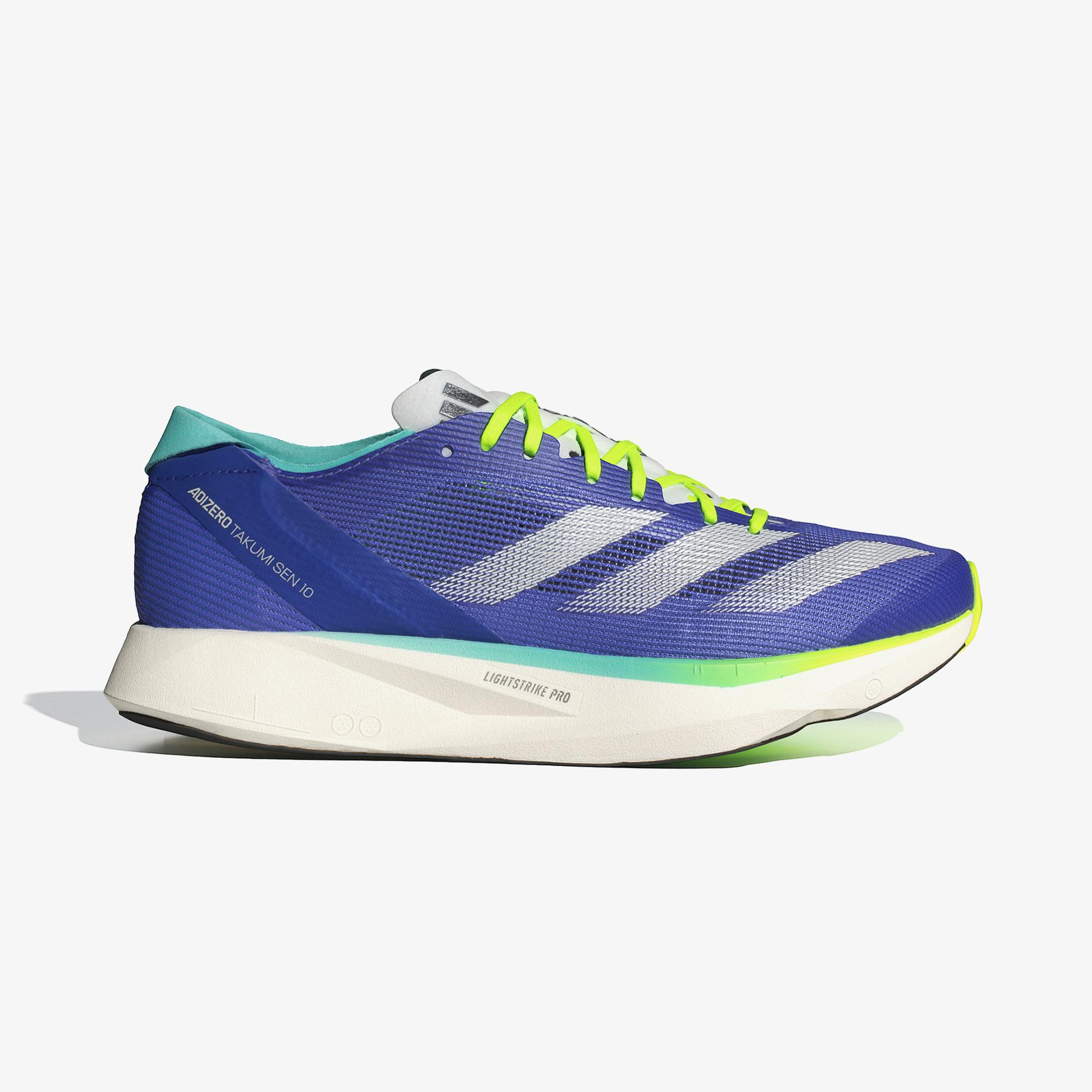 adidas Adizero Takumi Sen 10 Kadın Mavi Koşu Ayakkabısı