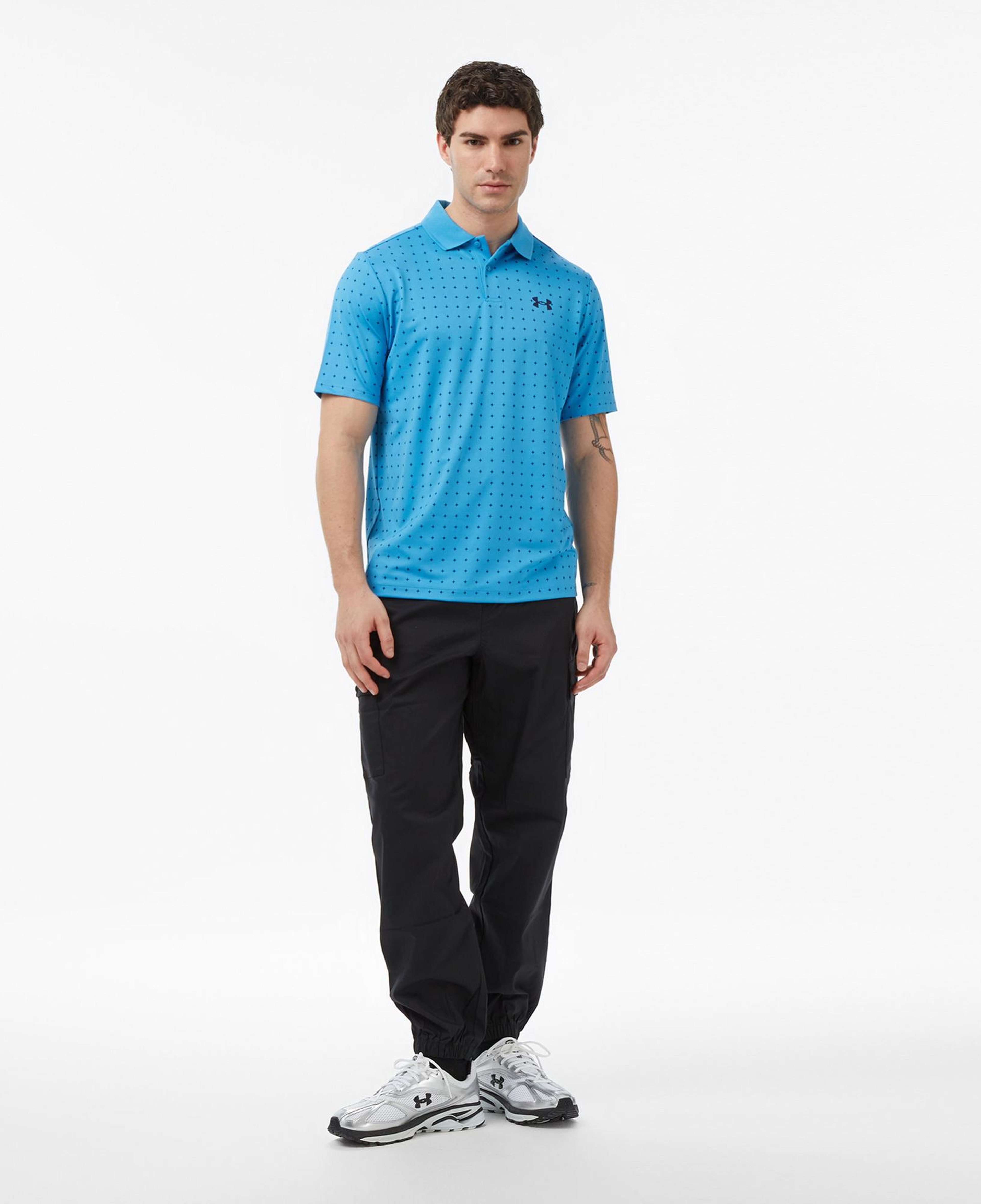 Under Armour Matchplay Printed Erkek Mavi Polo