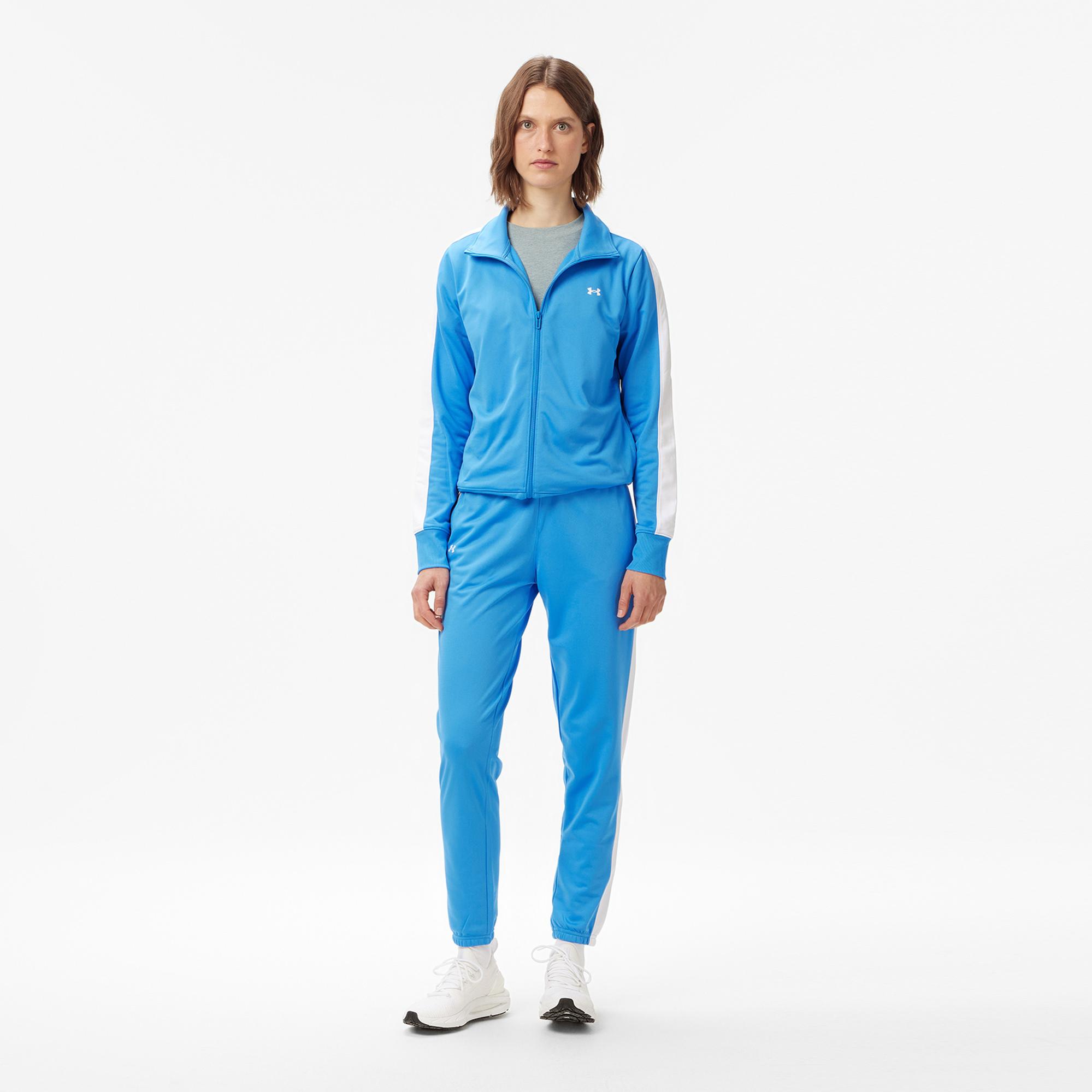 Under Armour Tricot Tracksuit Kadın Mavi Eşofman Takımı