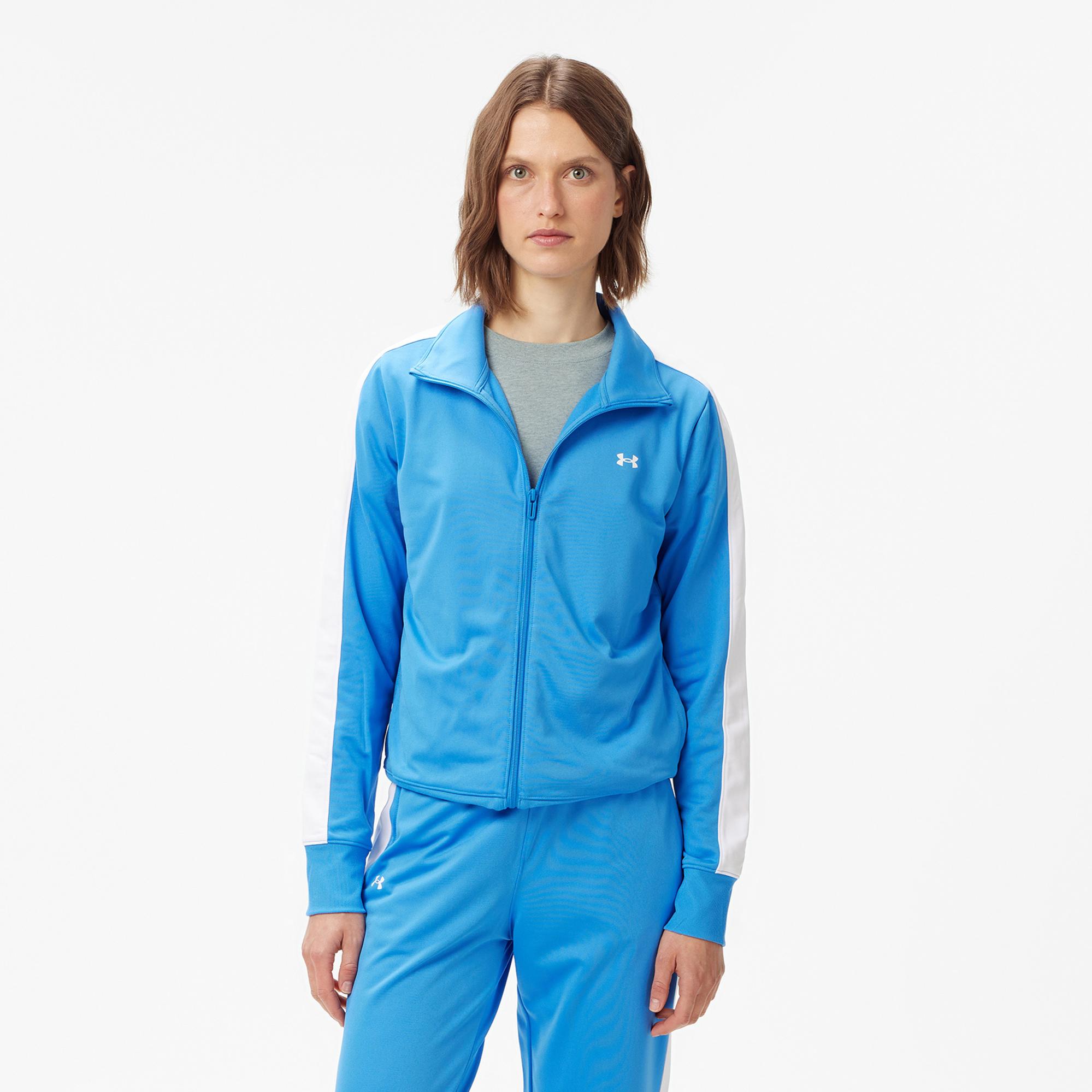 Under Armour Tricot Tracksuit Kadın Mavi Eşofman Takımı