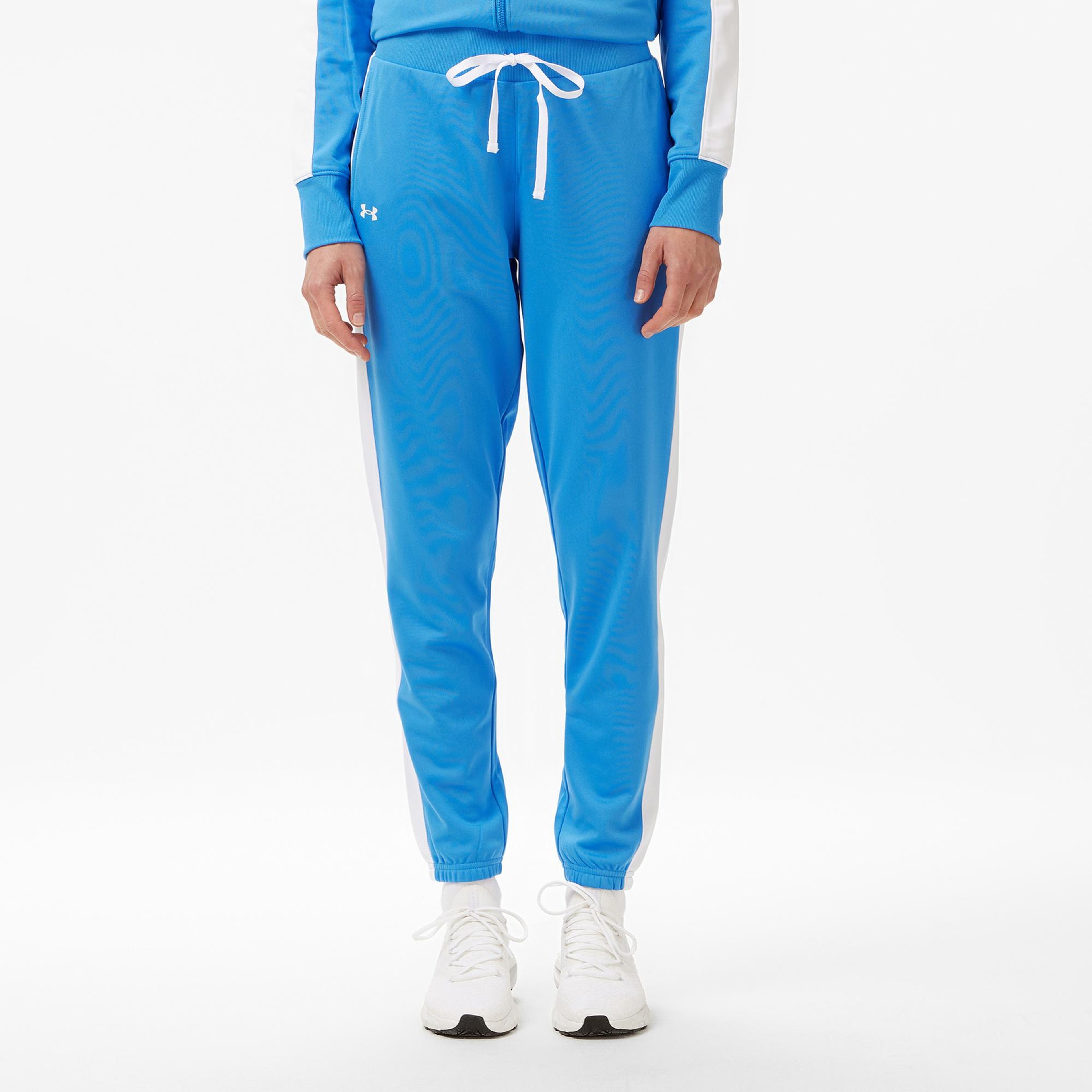Under Armour Tricot Tracksuit Kadın Mavi Eşofman Takımı