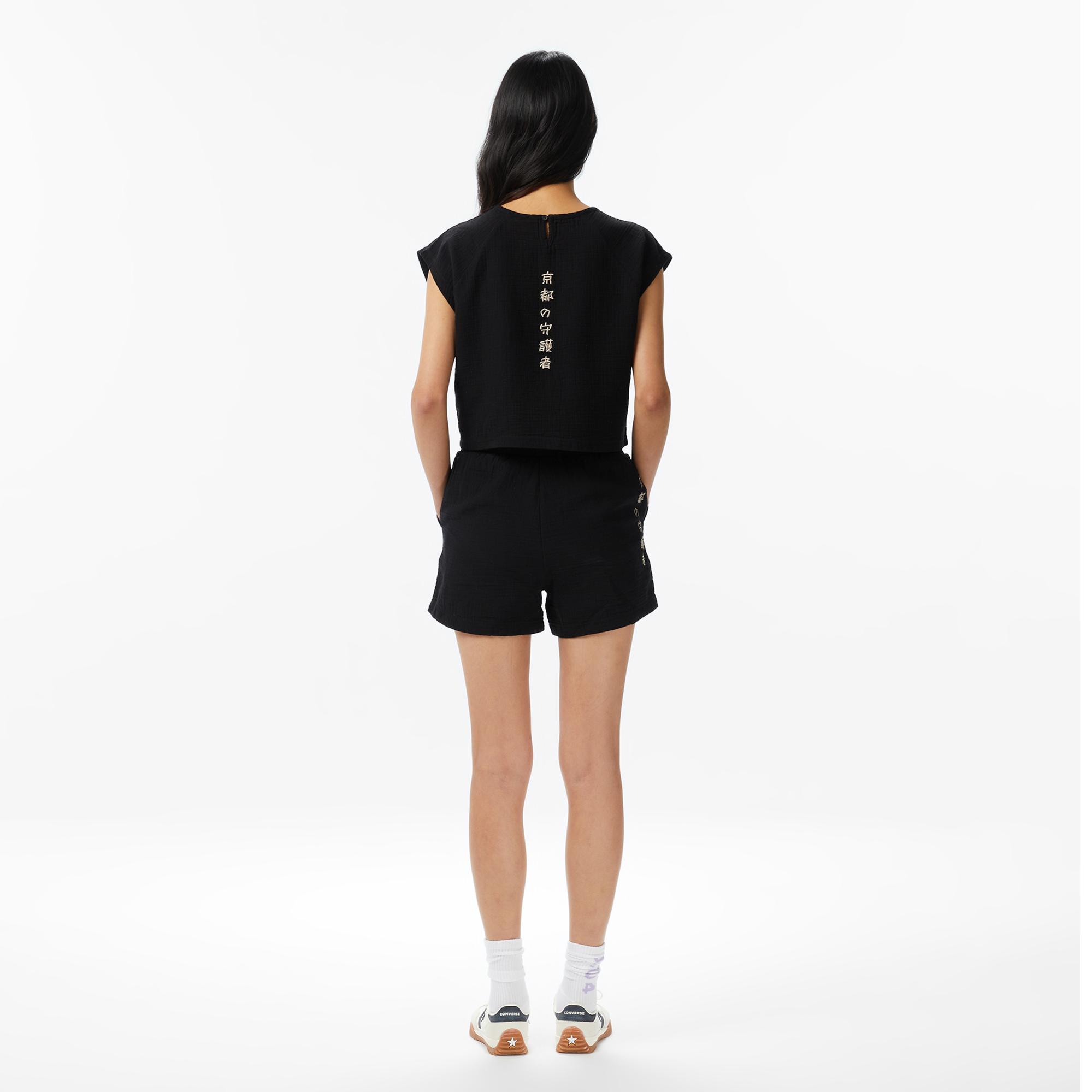 UNITED4 Regular Fit Kadın Siyah Şort