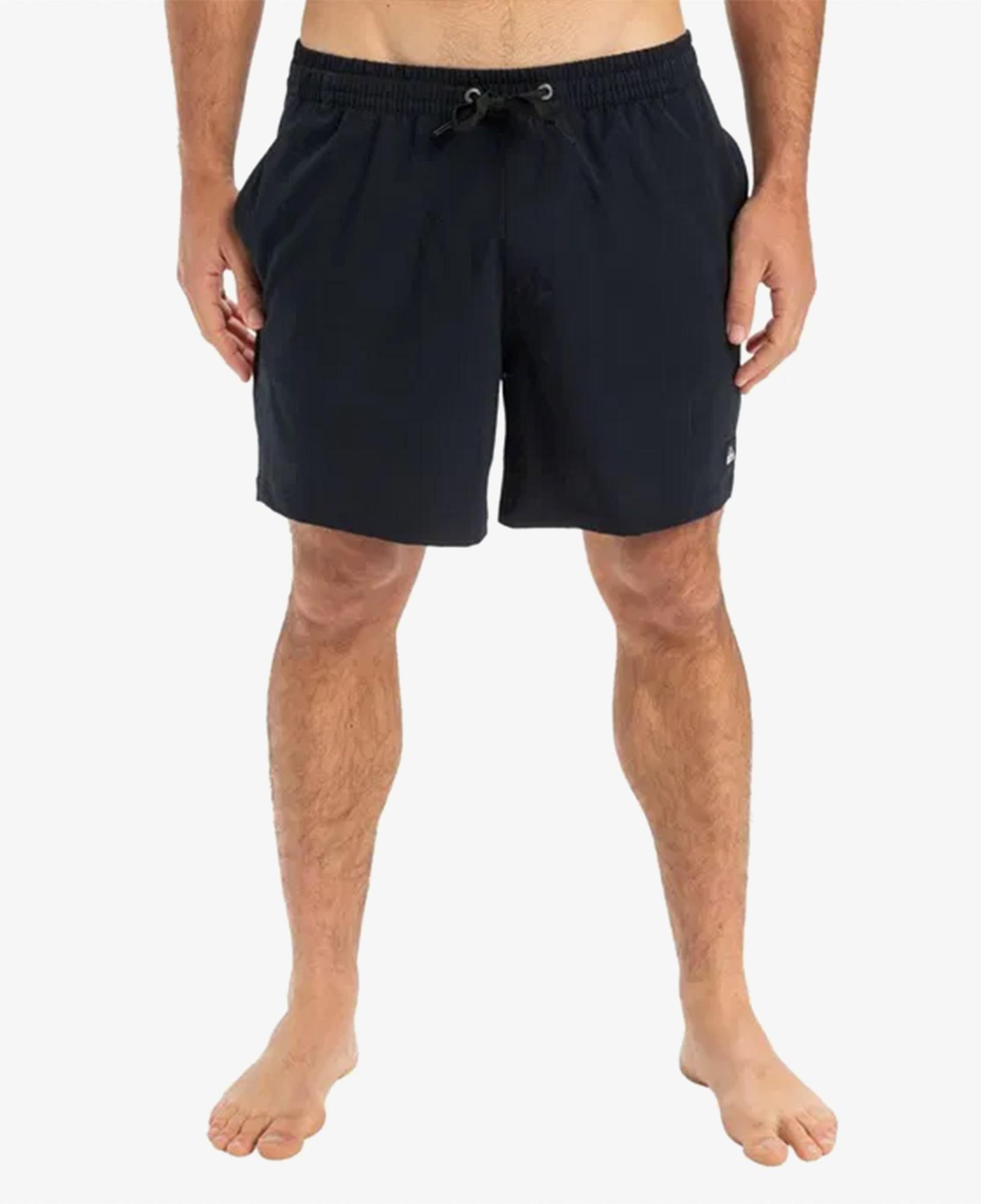 Quiksilver Surfsilk Solid Volley 16 Erkek Siyah Deniz Şortu