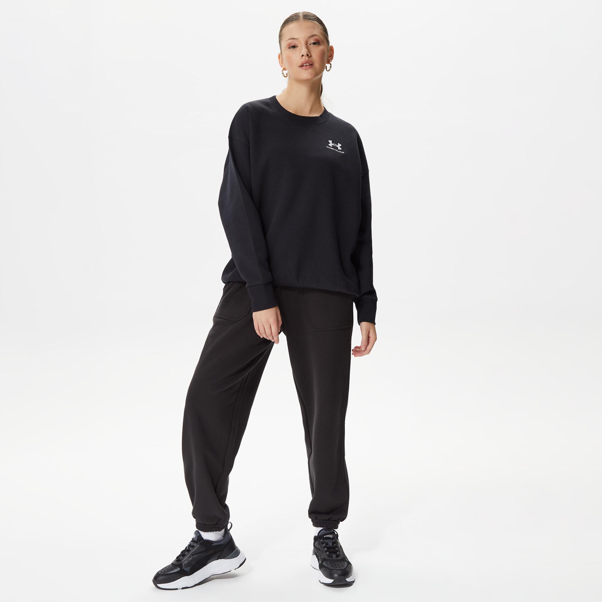 Under Armour Icon Fleece Kadın Siyah Günlük Sweatshirt