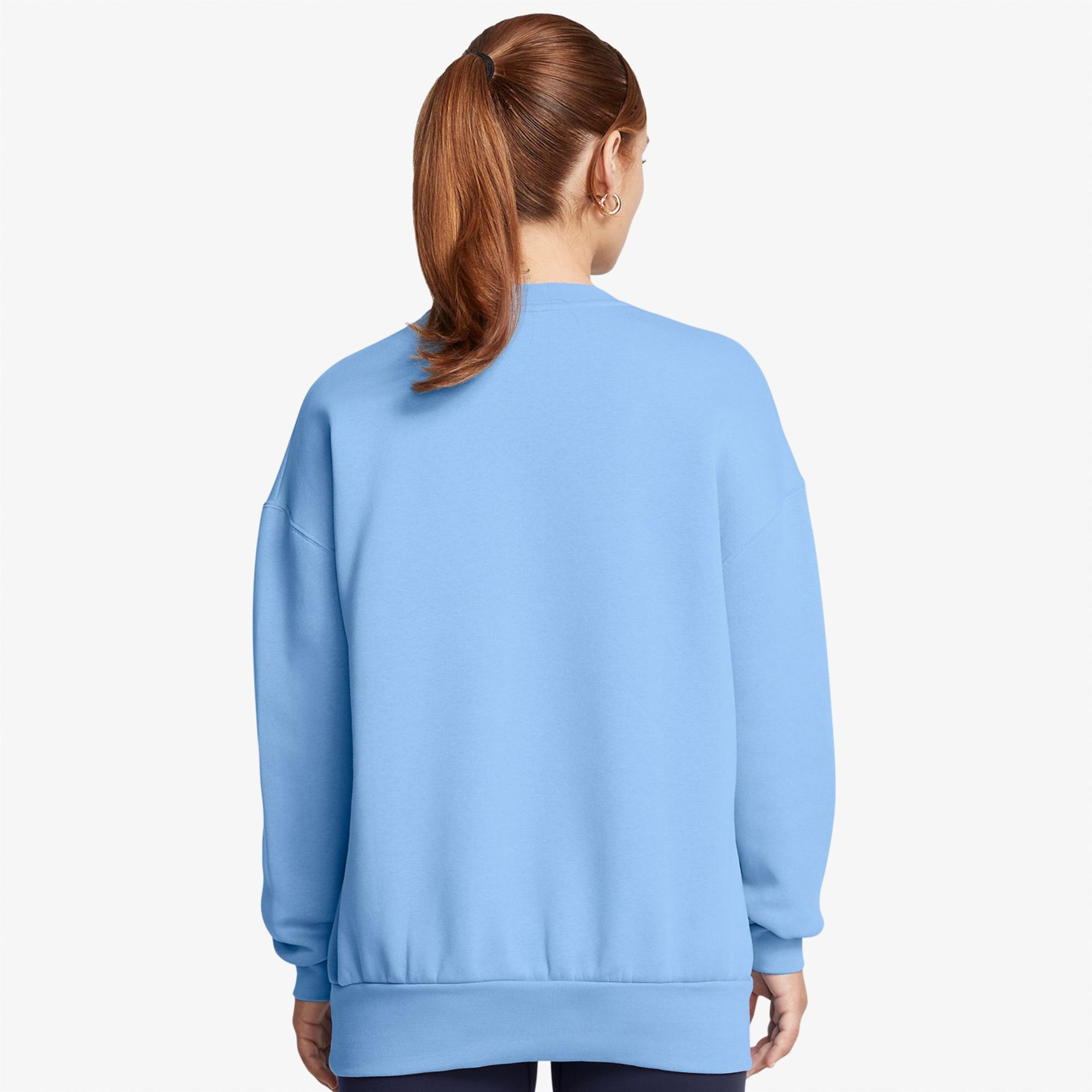 Under Armour Icon Fleece Kadın Mavi Günlük Sweatshirt