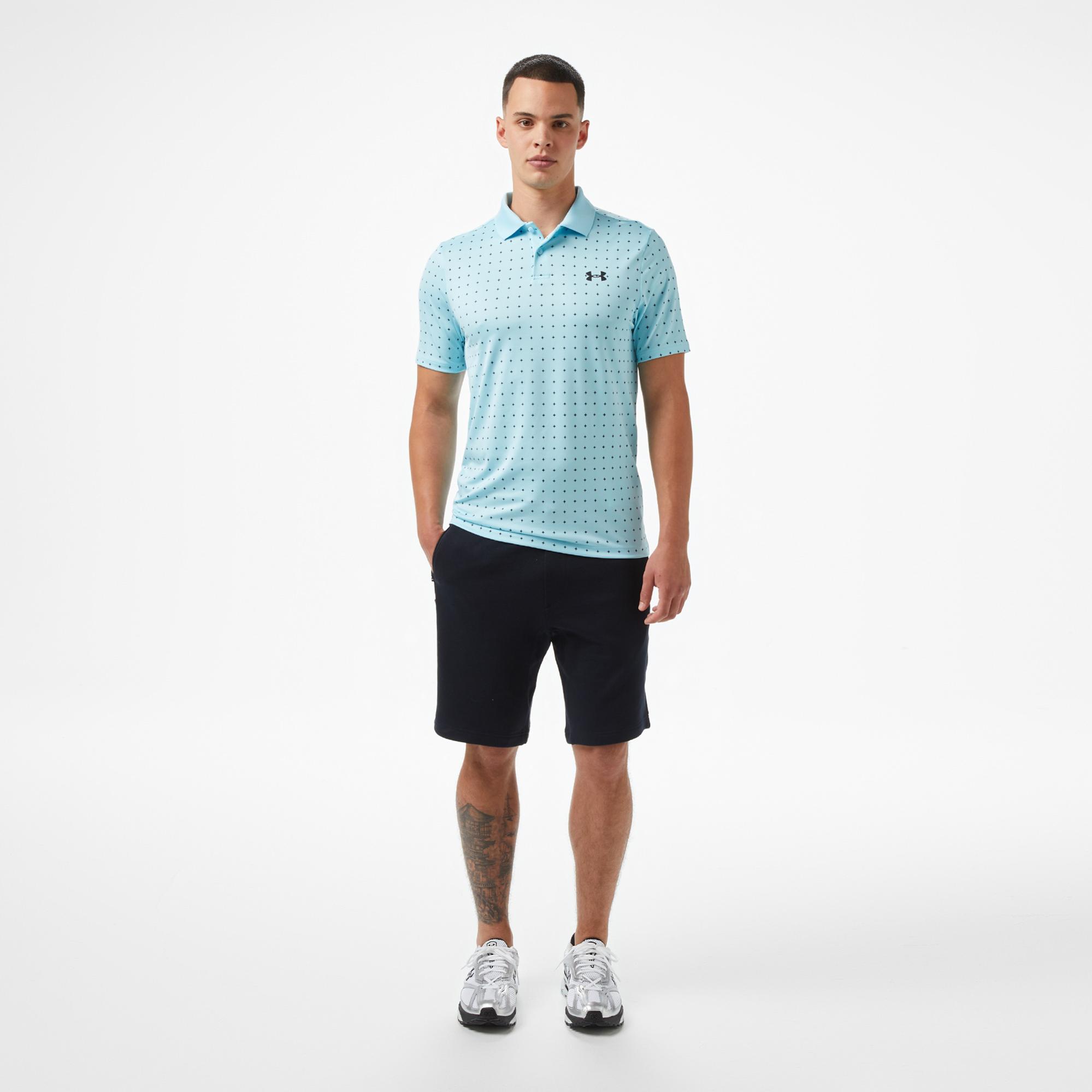 Under Armour Matchplay Printed Erkek Gri Golf Polo