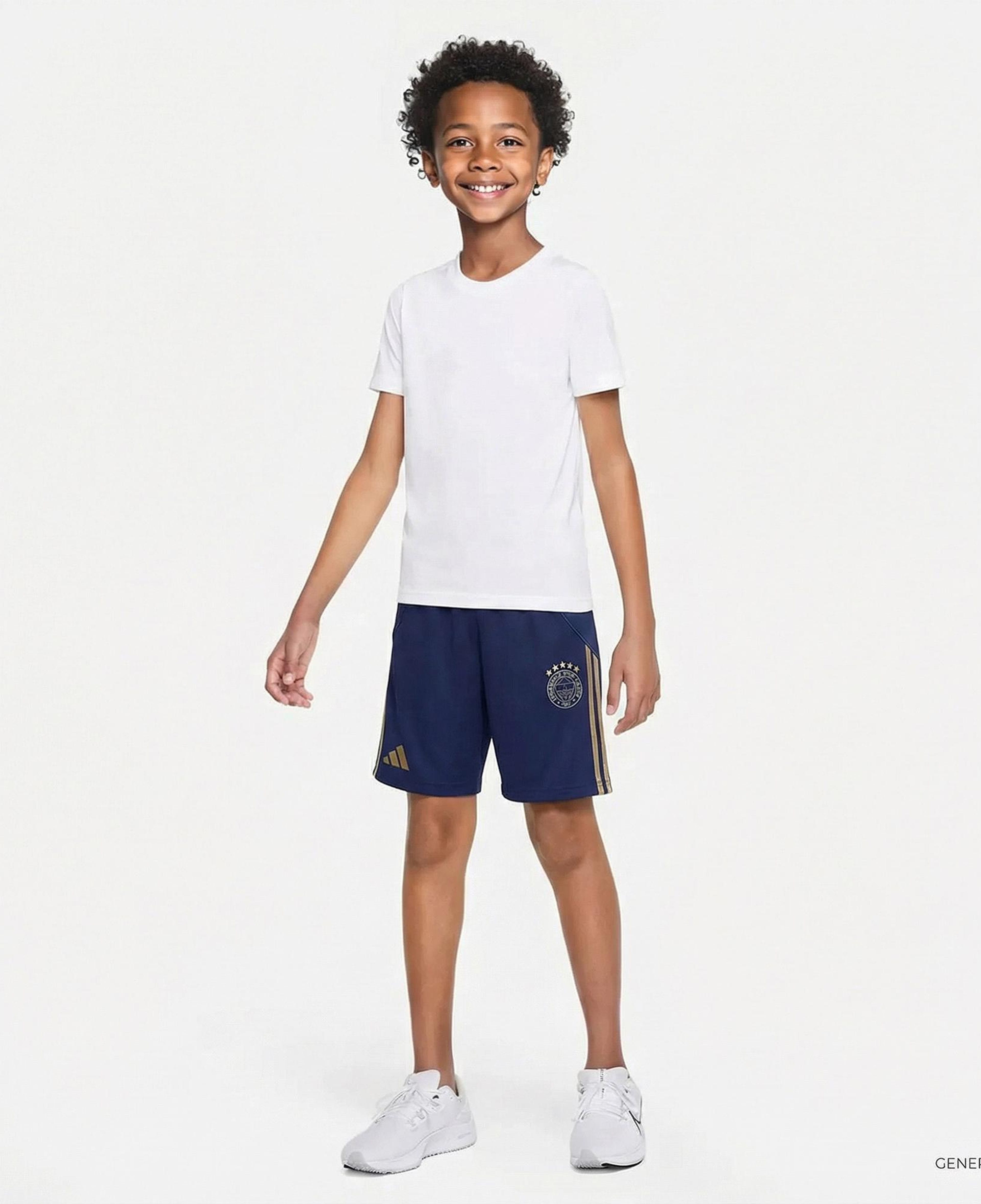 adidas Fenerbahçe 25-26 Çocuk Lacivert Alternatif Futbol Şortu