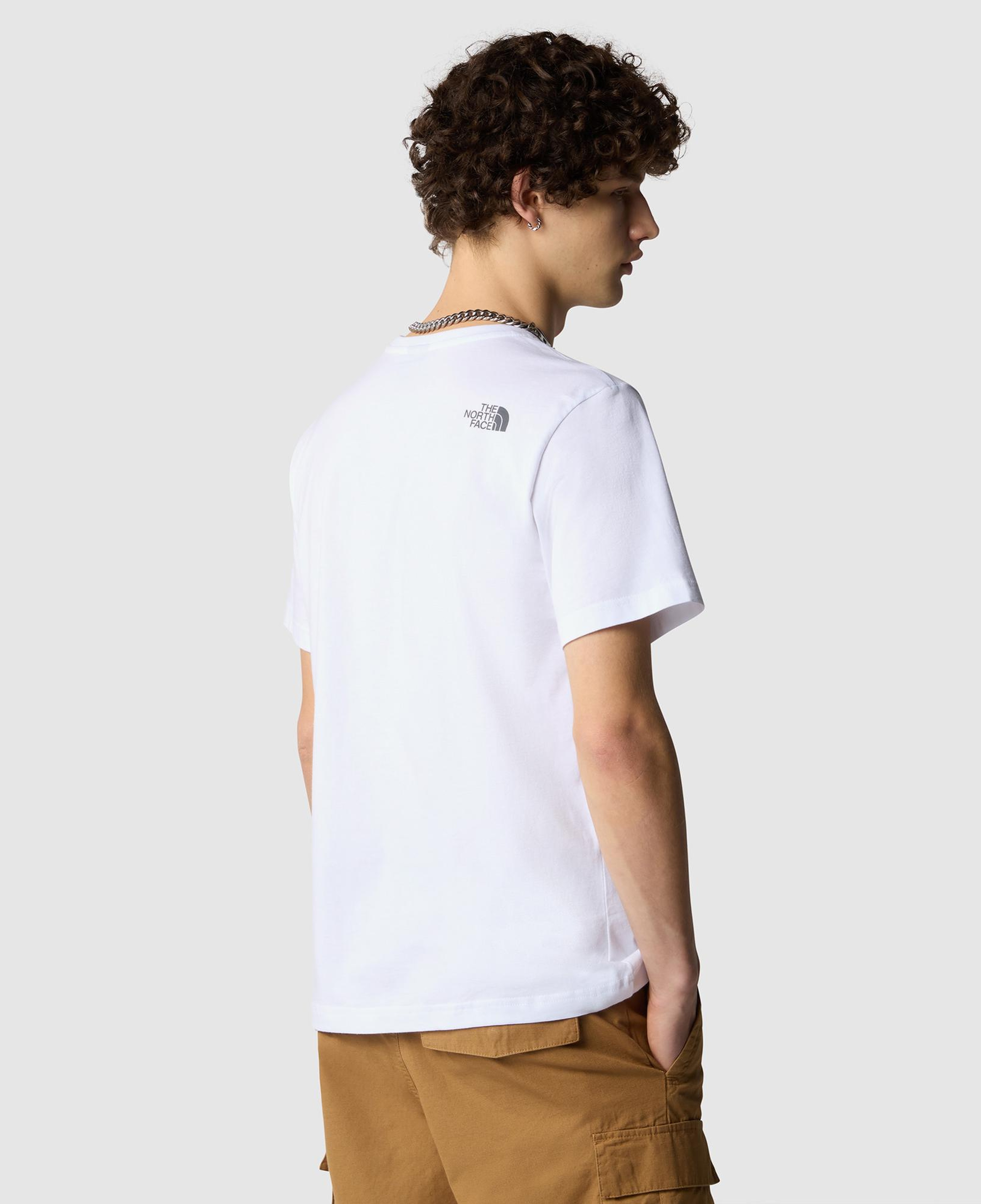 The North Face Mountain Line Erkek Beyaz T-Shirt