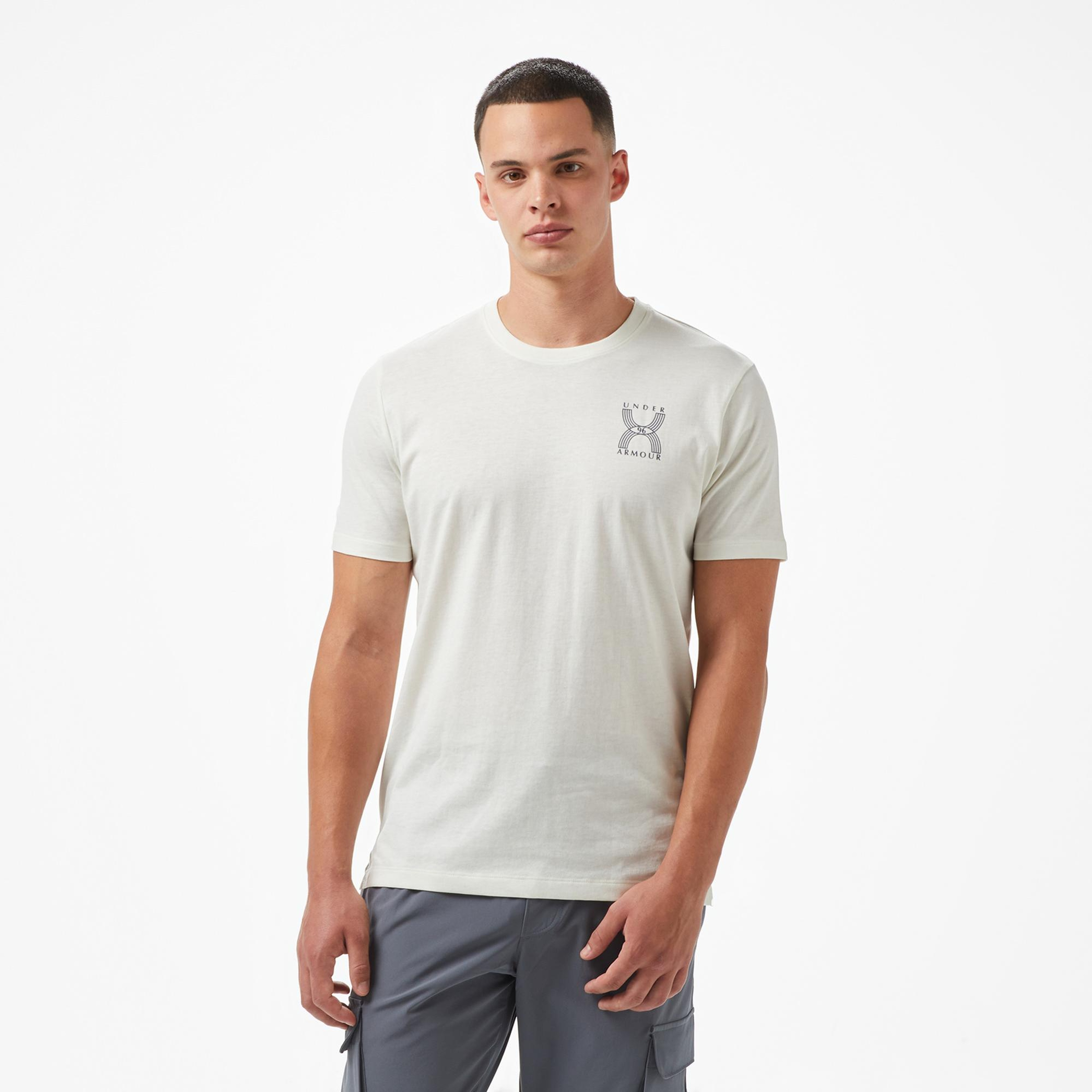 Under Armour Run 96 Beyaz Erkek T-Shirt