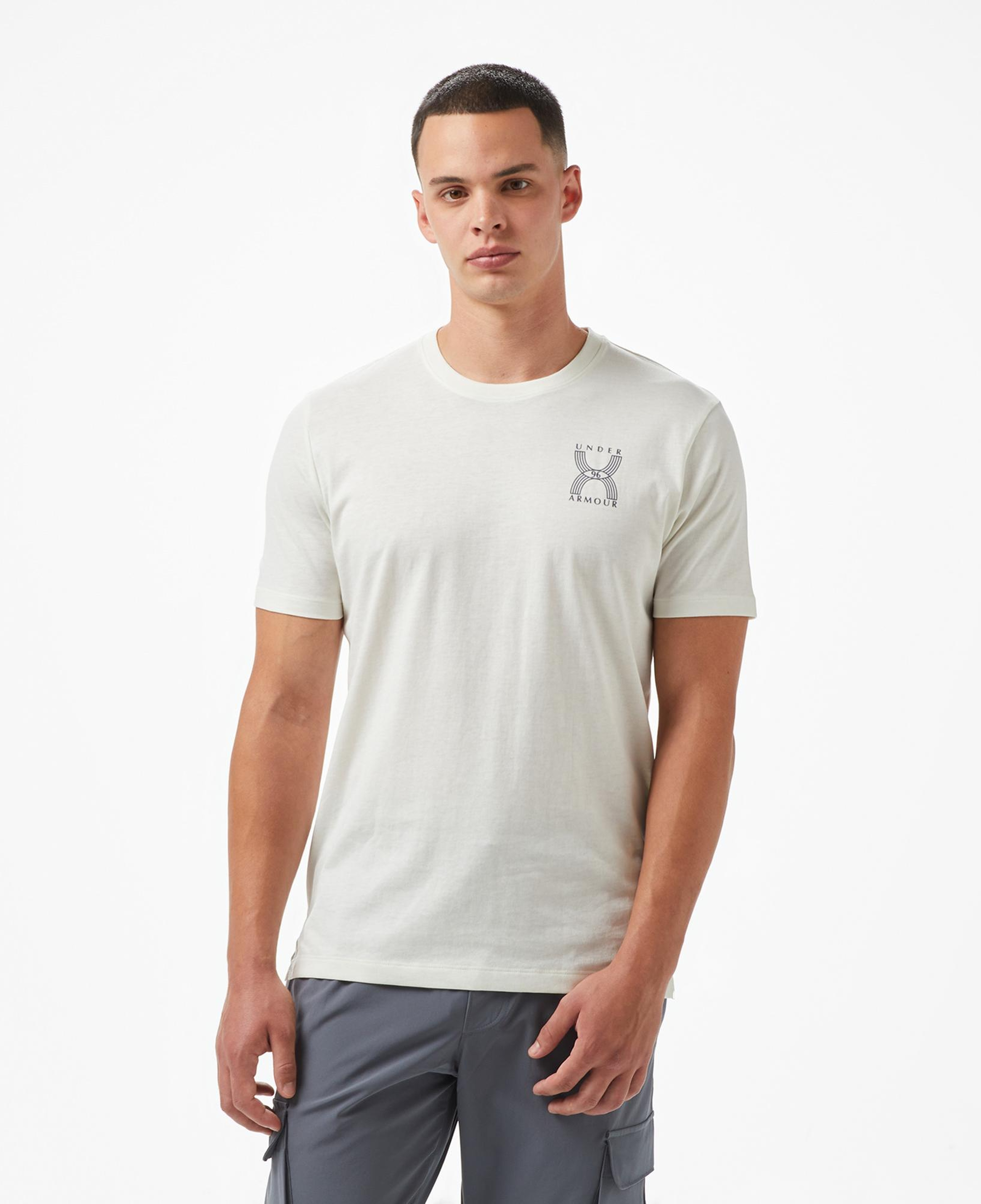 Under Armour Run 96 Beyaz Erkek T-Shirt