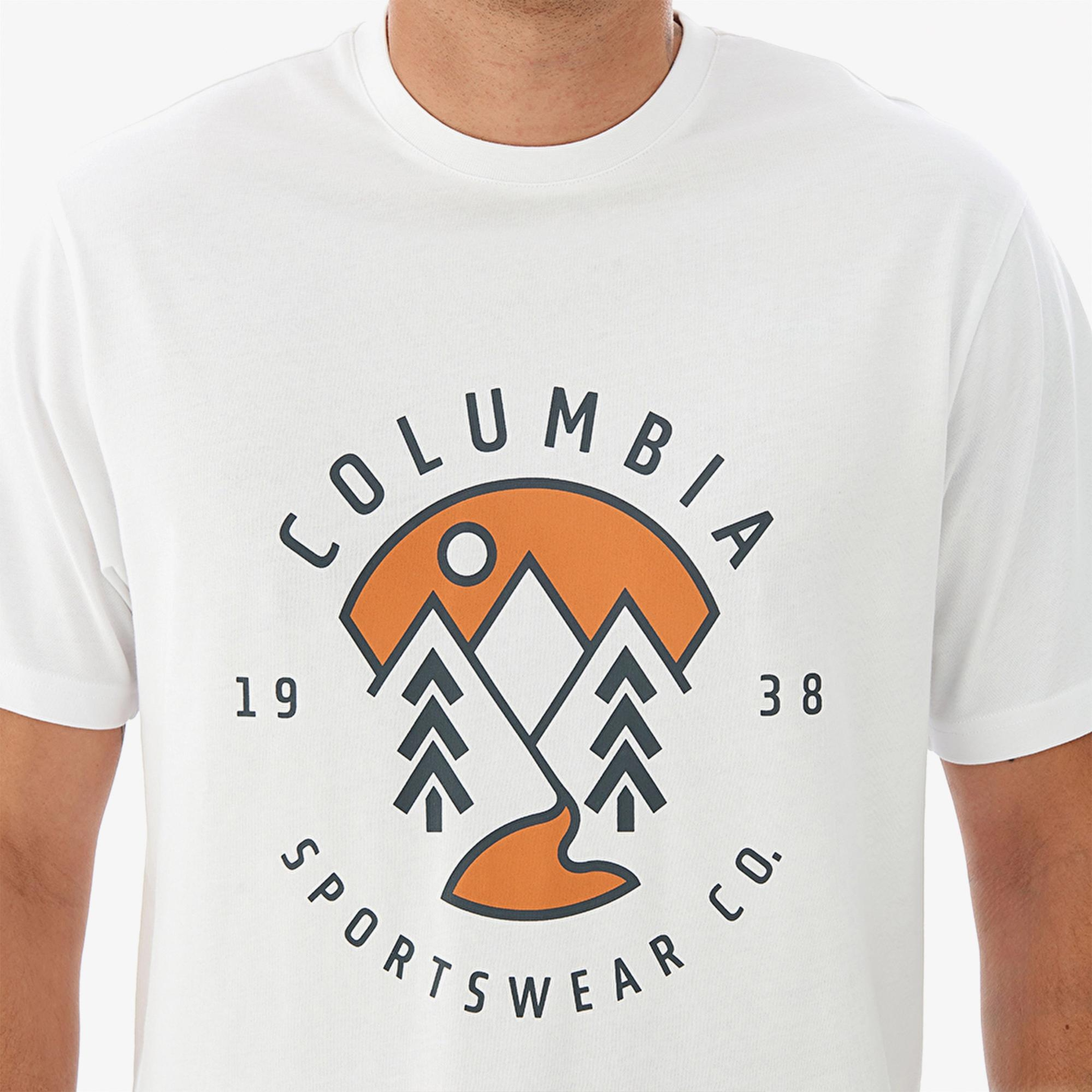 Columbia Boundless Erkek Beyaz Günlük T-Shirt
