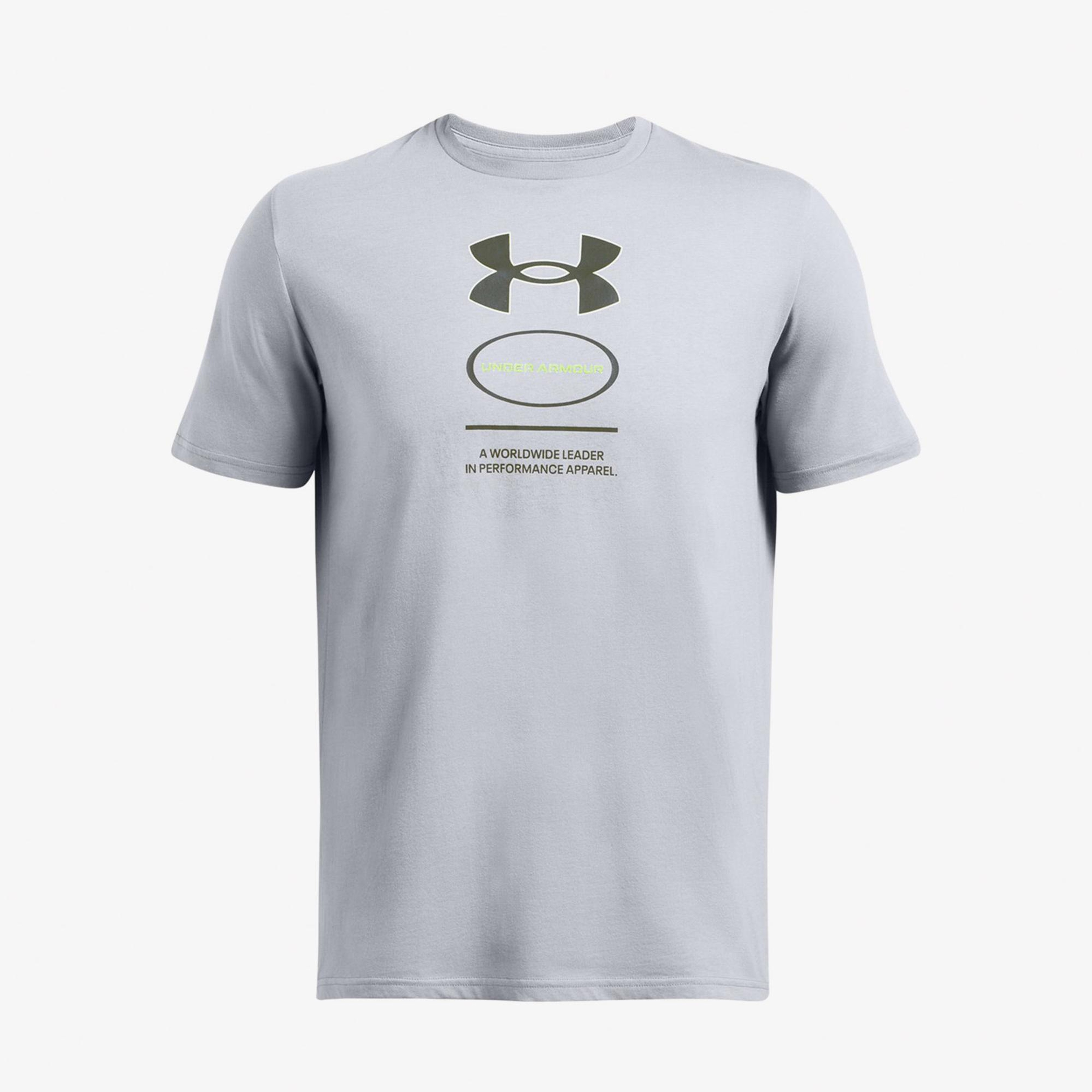 Under Armour Branded Gel-Stack Erkek Gri Günlük T-Shirt