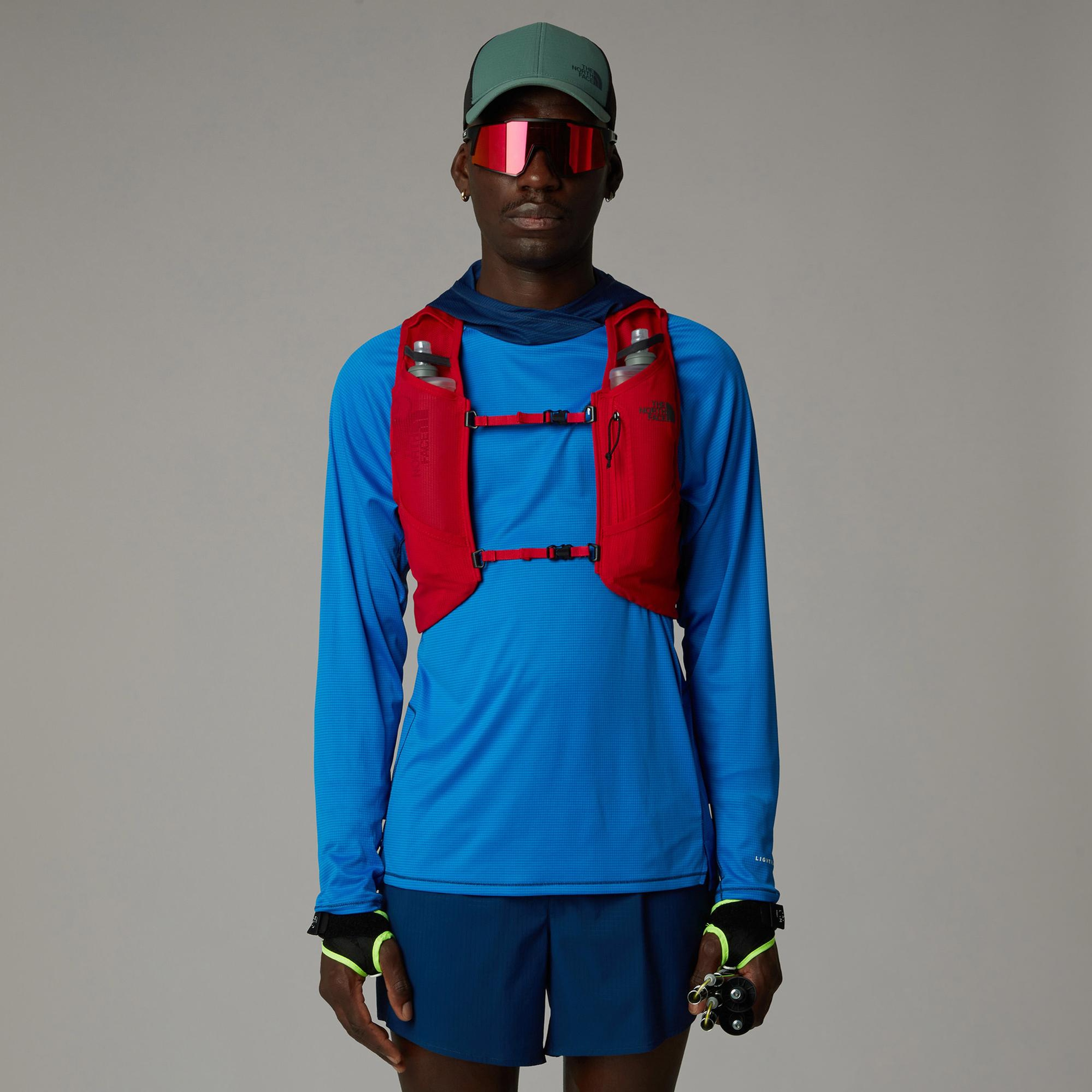 The North Face Sunriser Run Vest 8 Unisex Kırmızı Koşu Yeleği