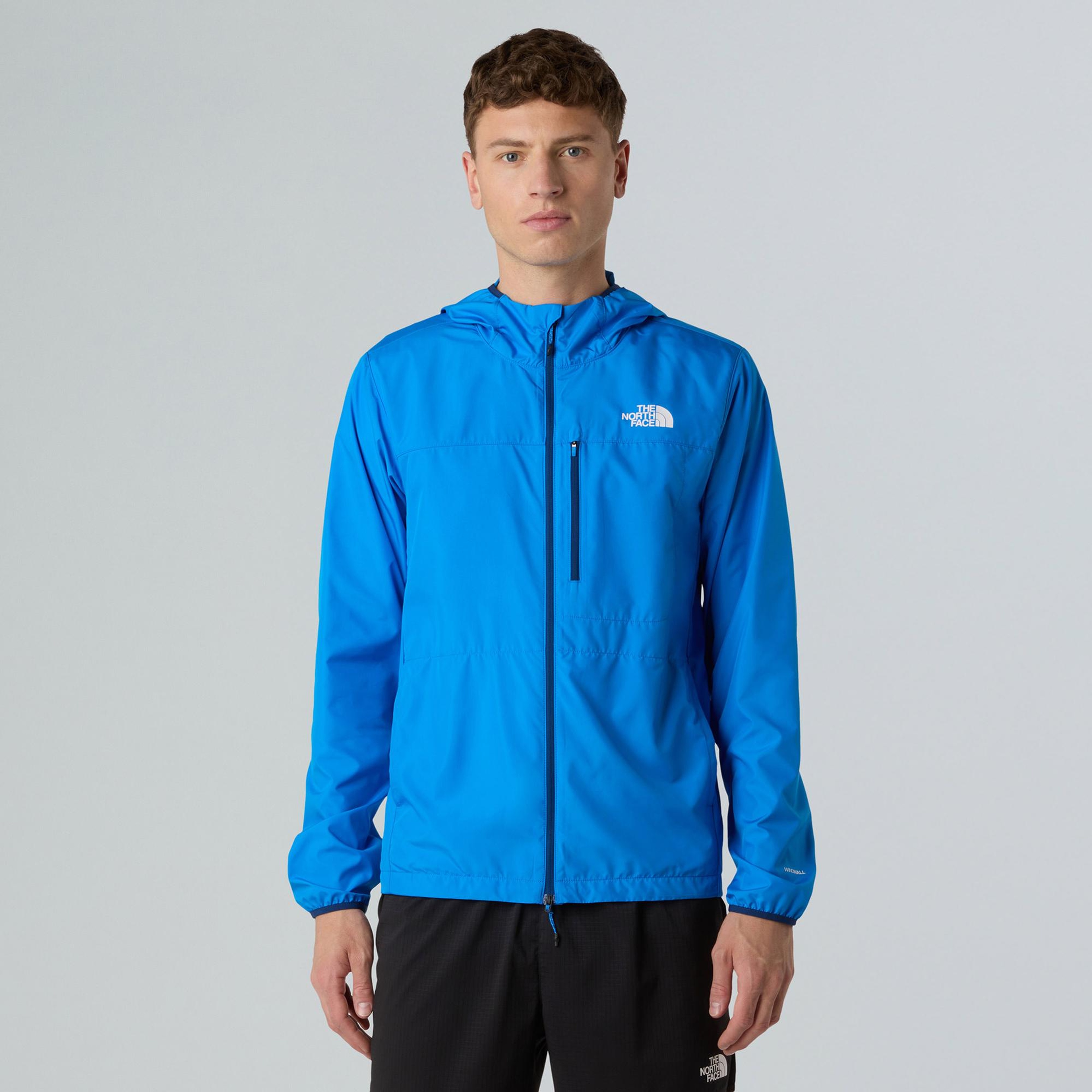 The North Face Higher Run Wind Erkek Mavi Koşu Ceketi